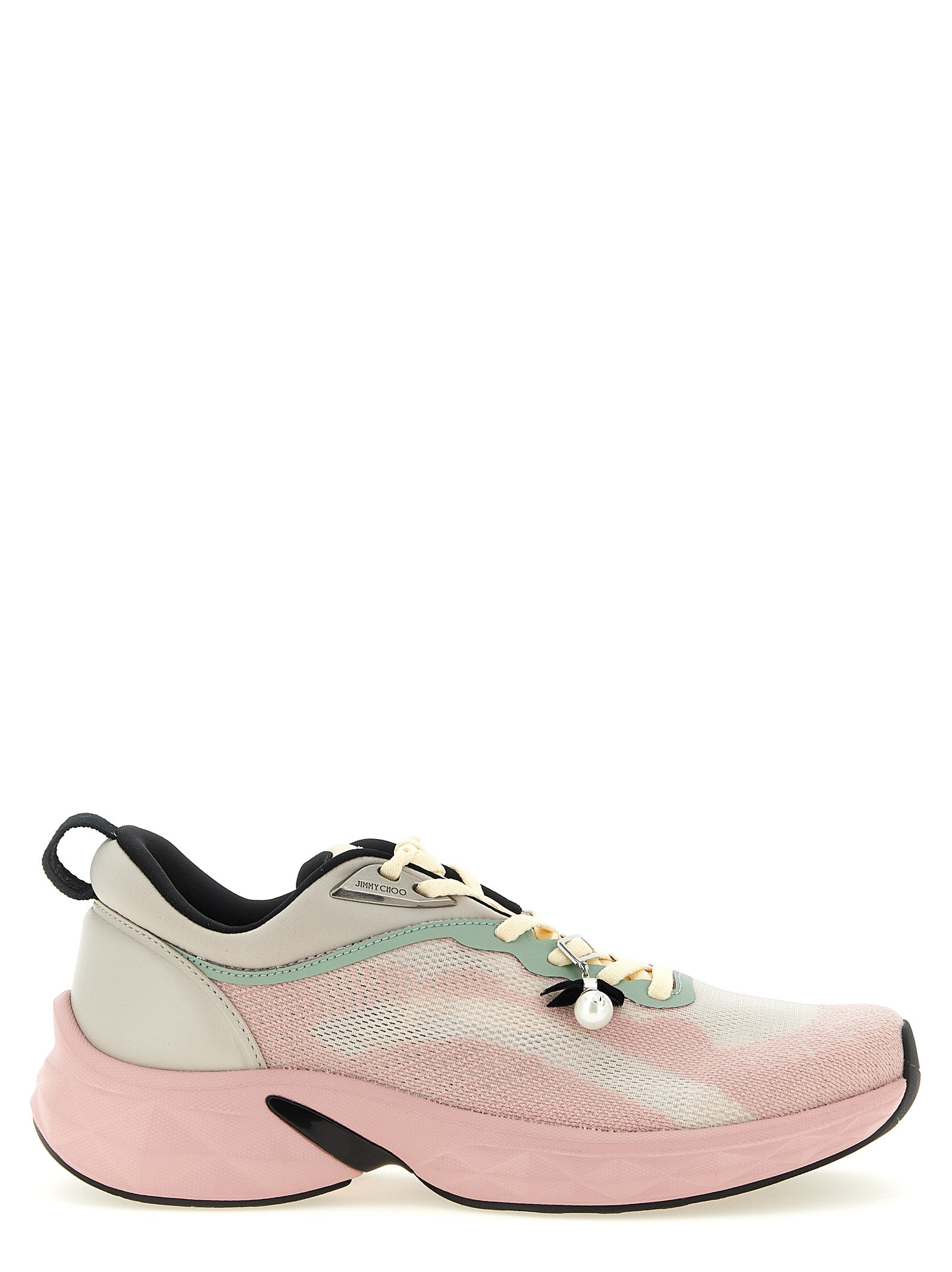 Jimmy Choo Multicolor Tencel Athletic Women's Sneakers