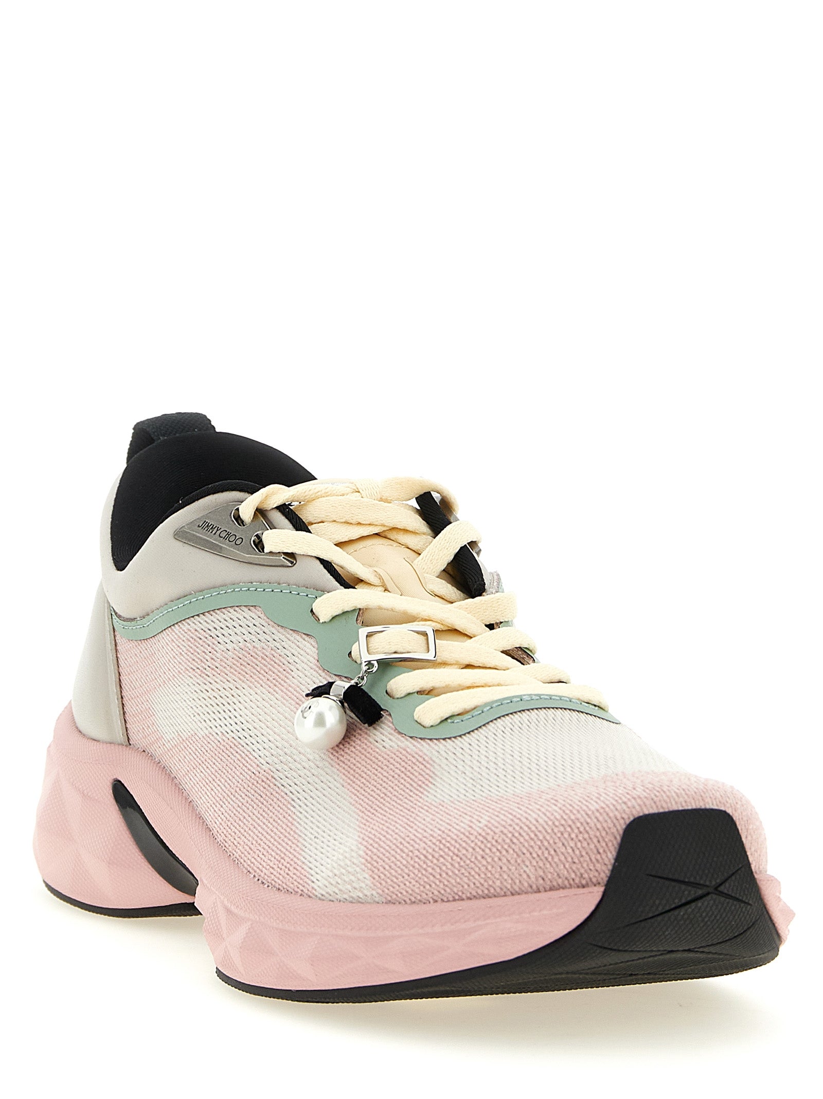 Jimmy Choo Multicolor Tencel Athletic Women's Sneakers