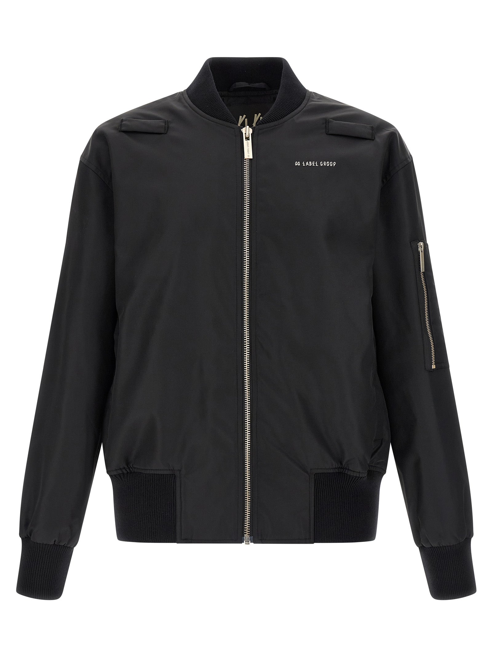 44 Label Group Black Polyamide Men's Bomber