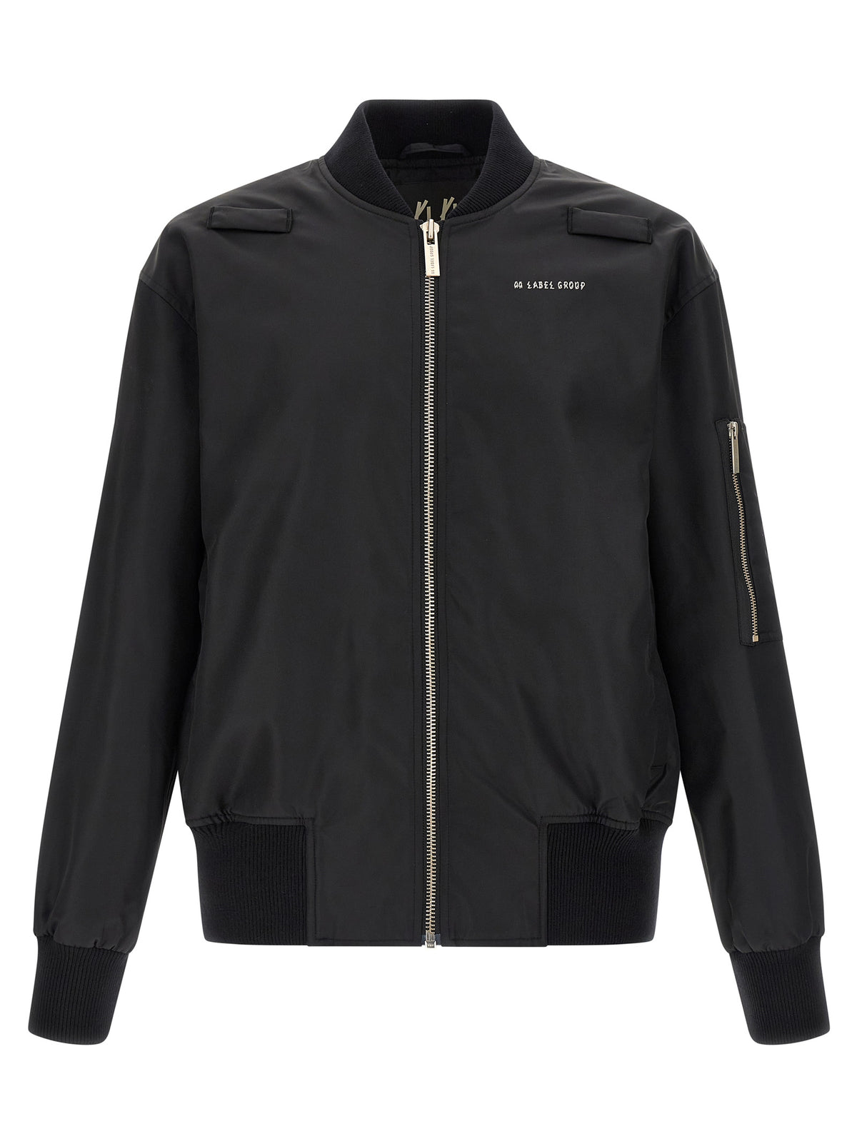 44 Label Group Black Polyamide Men's Bomber