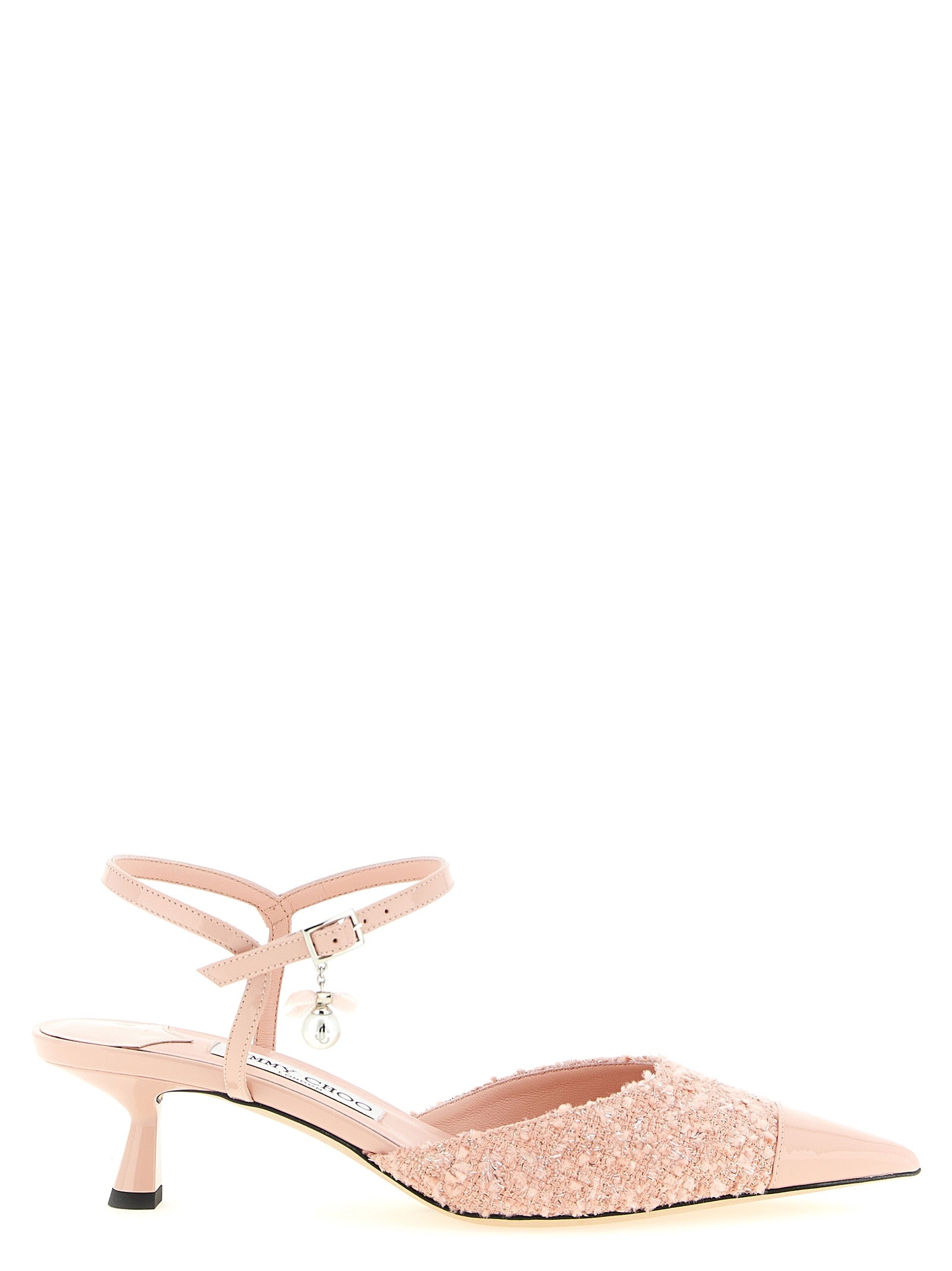 Jimmy Choo Multicolor Tencel Mid Heel Women's Pumps