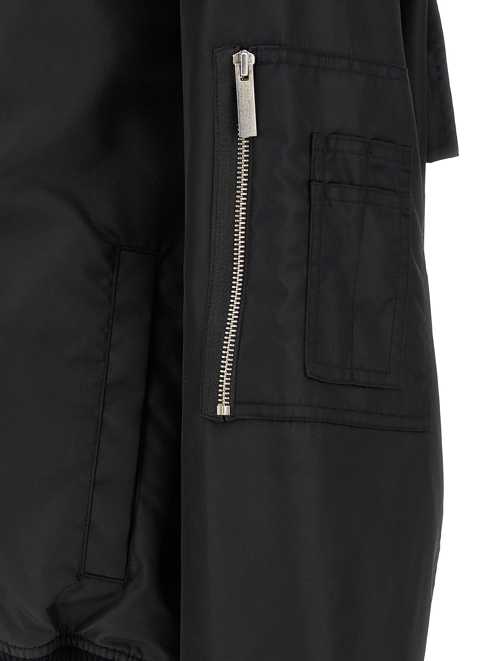 44 Label Group Black Polyamide Men's Bomber