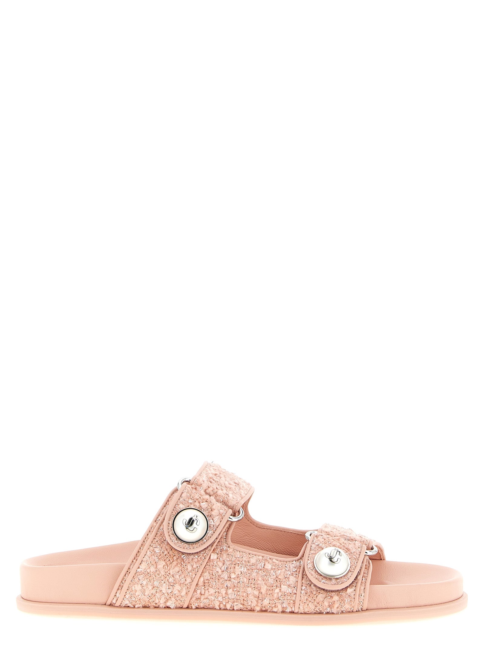 Jimmy Choo Multicolor Tencel Women's Slides
