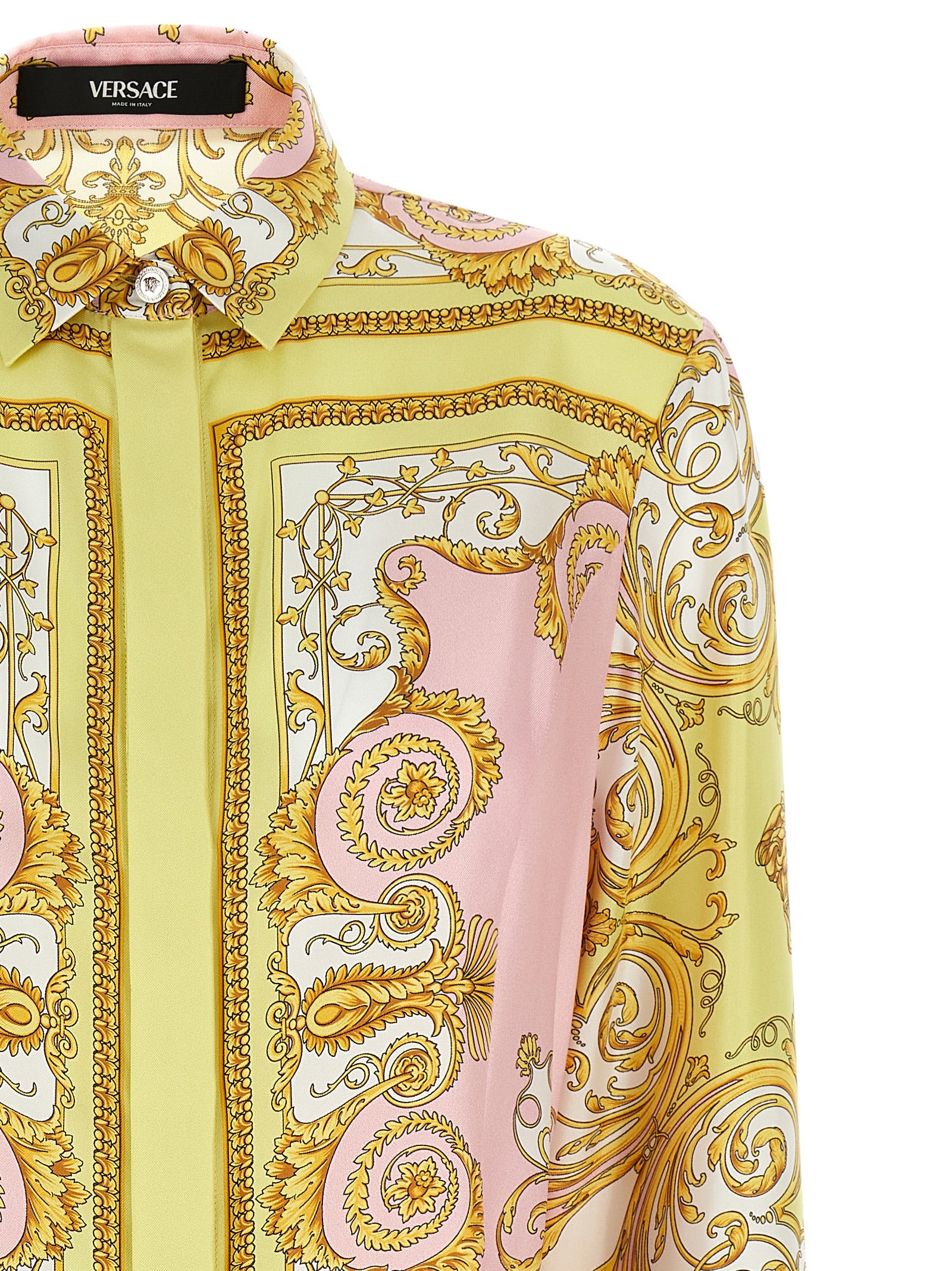 Versace Multicolor Silk Short Women's Dress