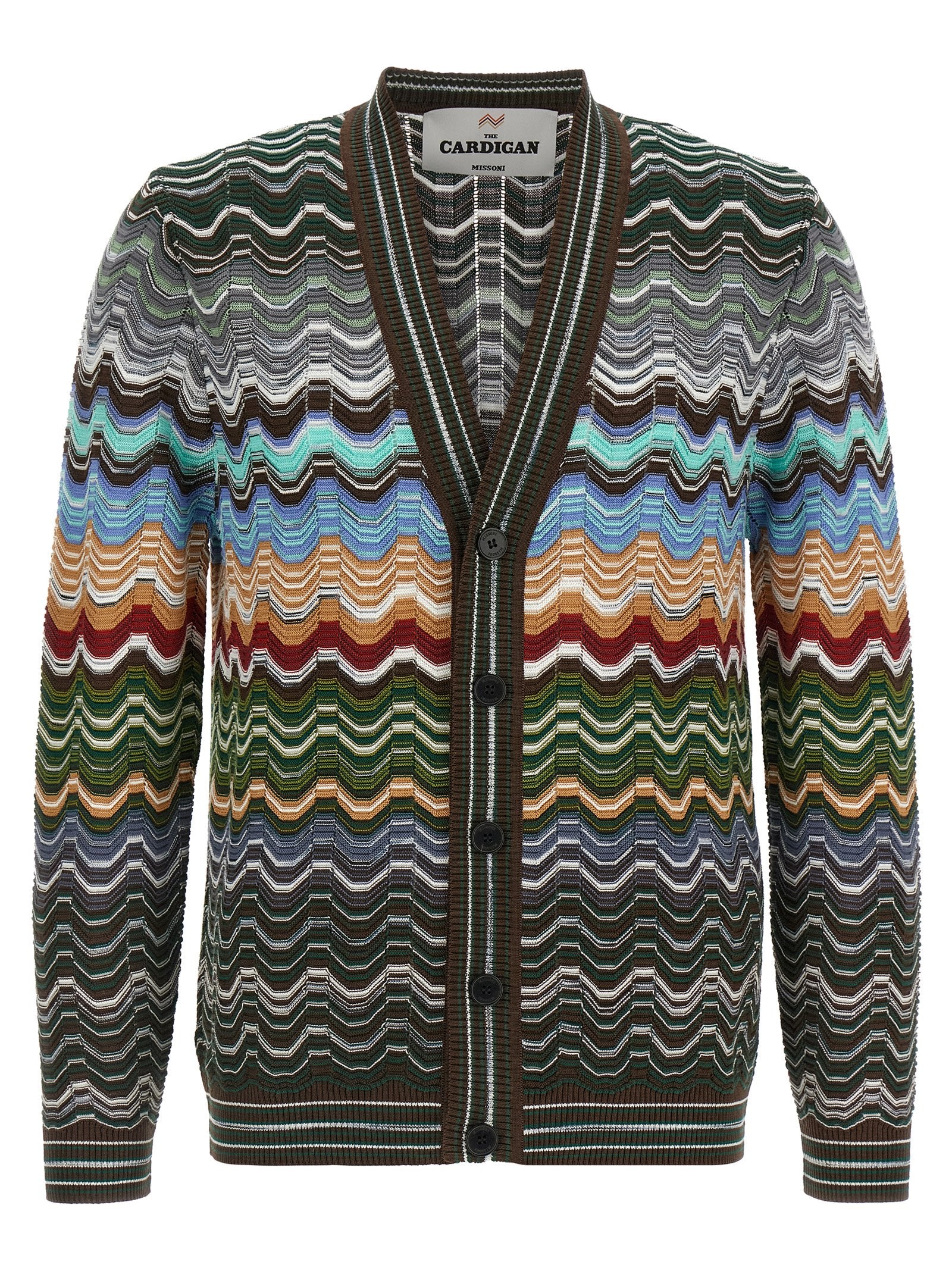 Missoni Multicolor Cotton Men's Cardigan