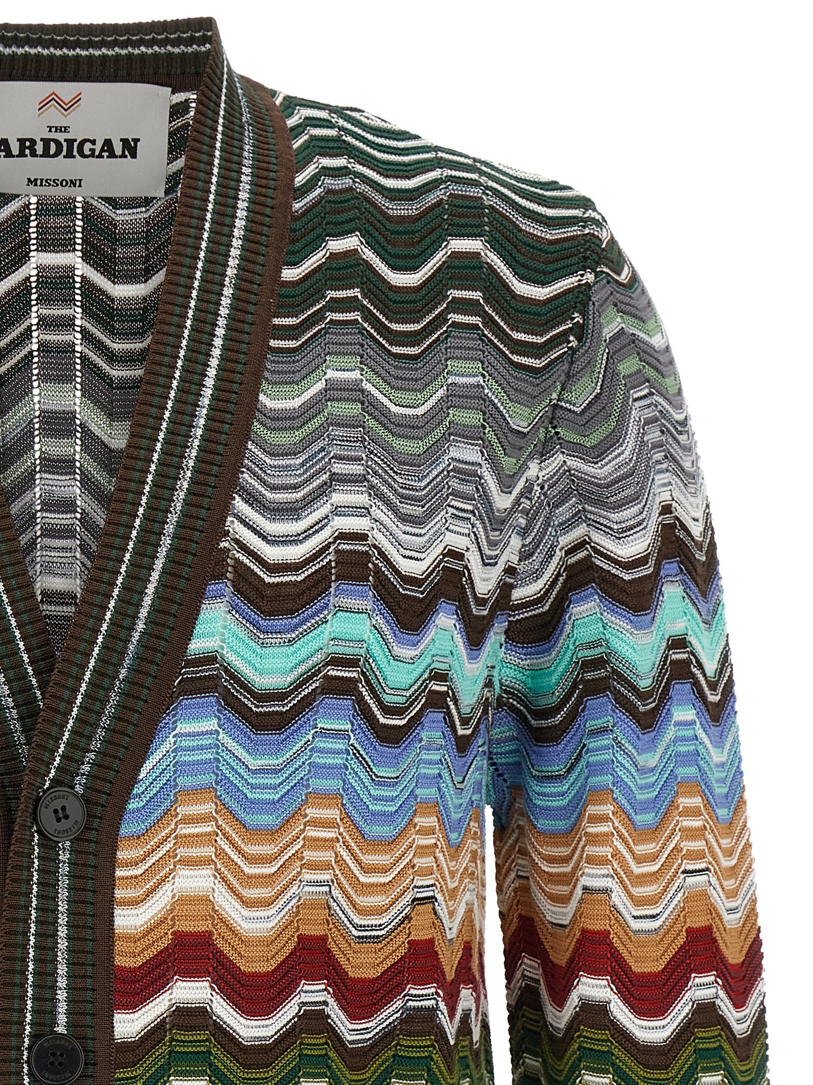 Missoni Multicolor Cotton Men's Cardigan