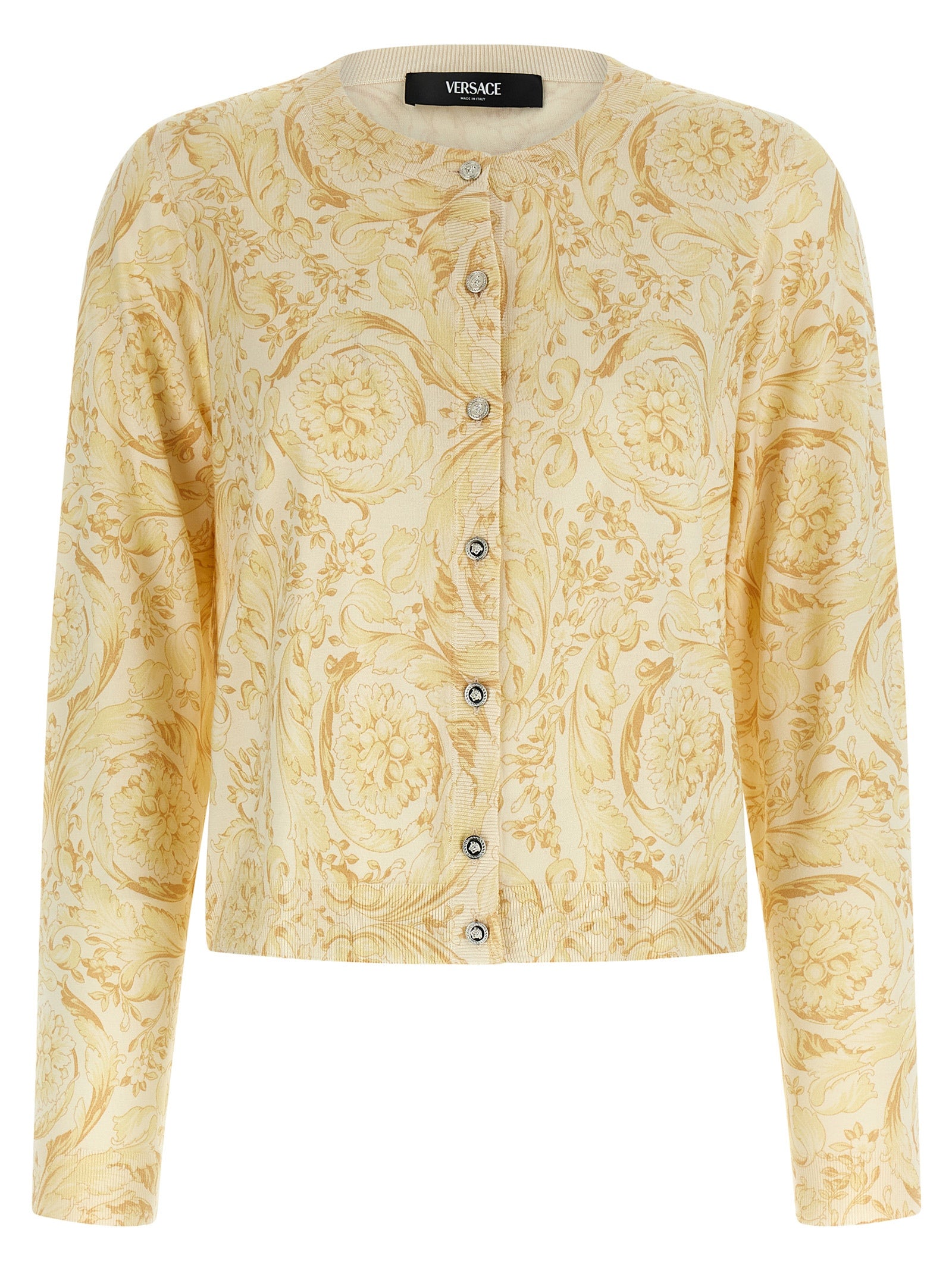 Versace Bicolor Silk Women's Cardigan
