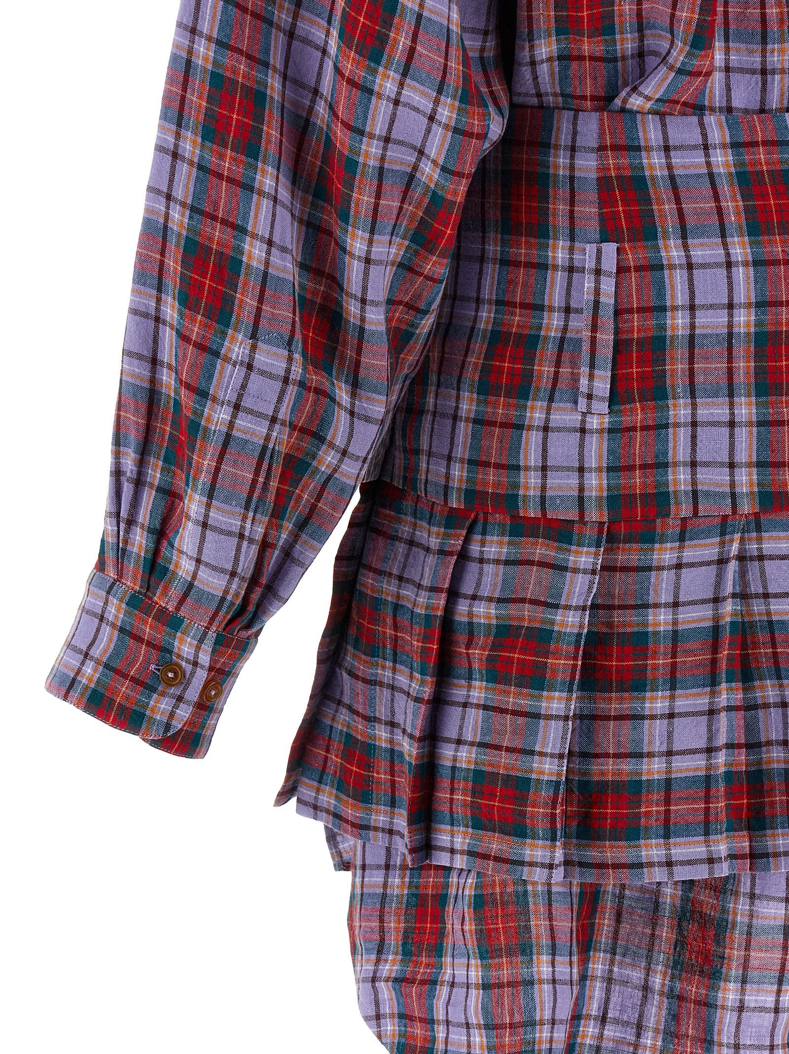 Vivienne Westwood Multicolor Linen Short Women's Dress
