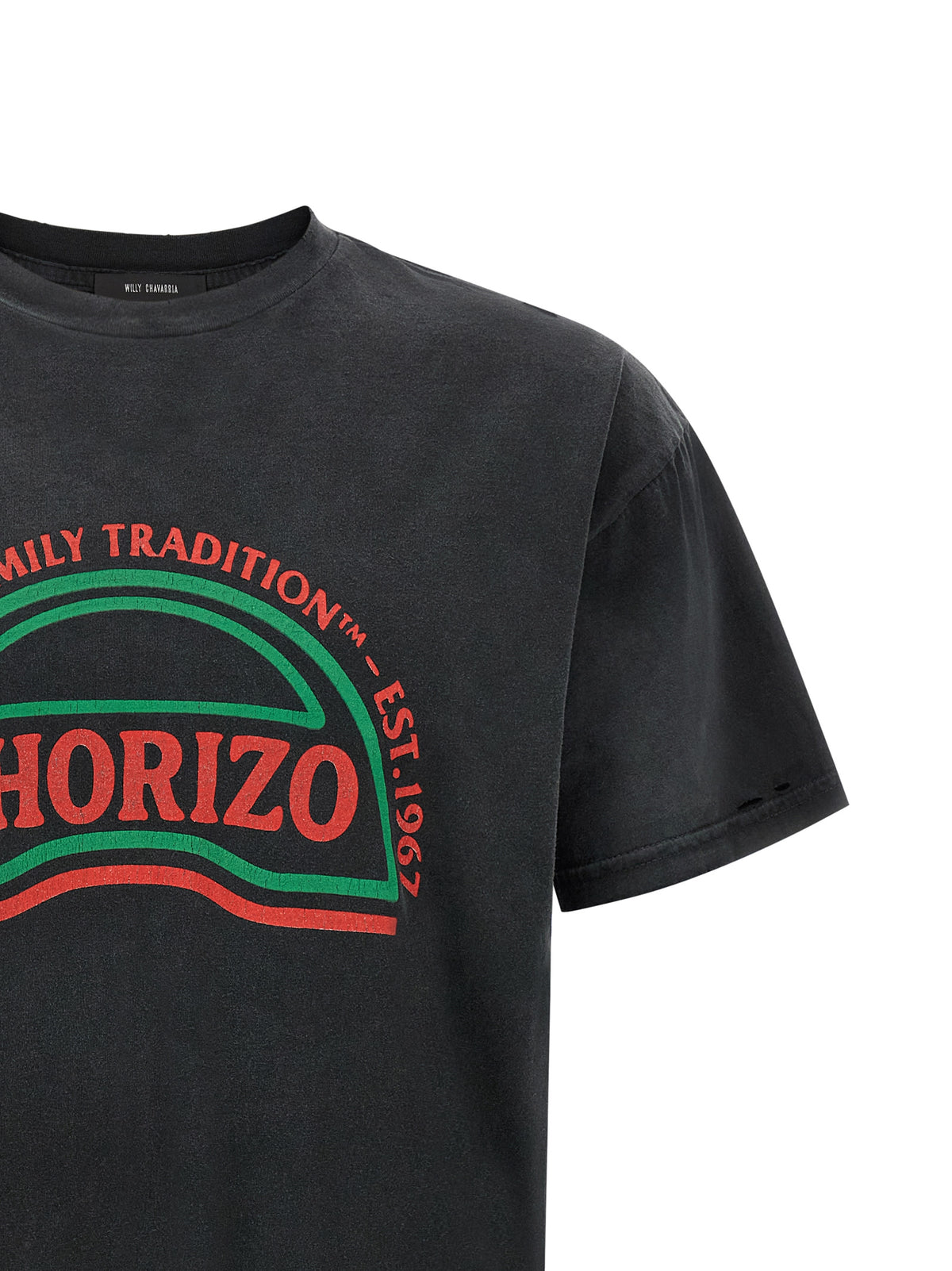 WILLY CHAVARRIA Black Cotton Men's T-Shirt
