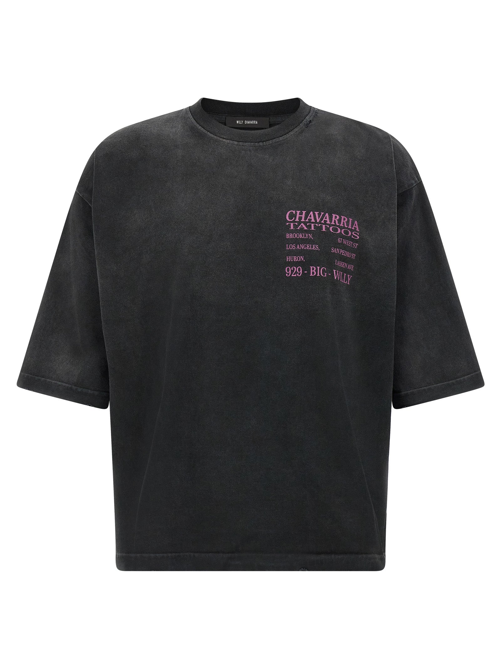 WILLY CHAVARRIA Black Cotton Men's T-Shirt