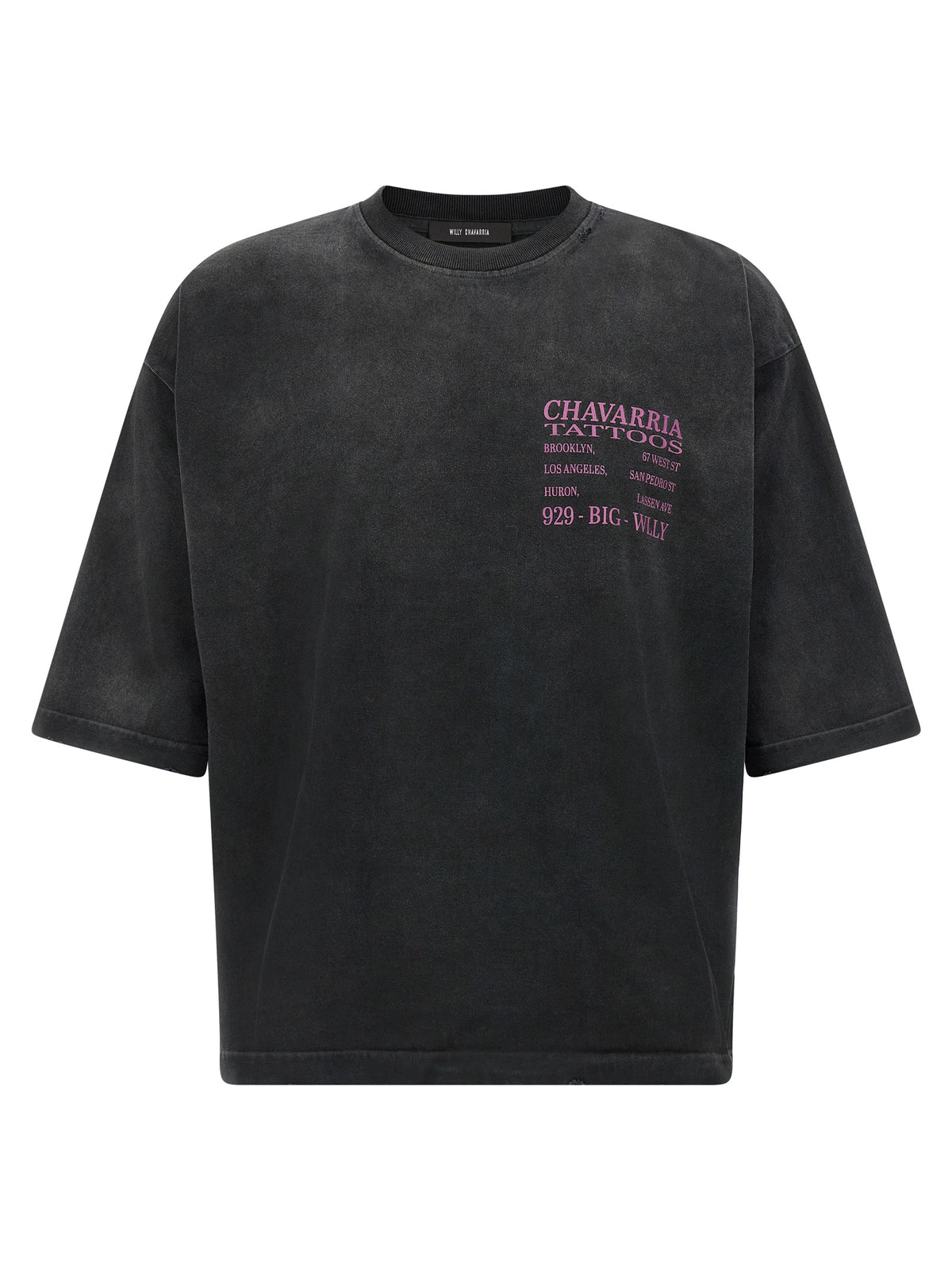 WILLY CHAVARRIA Black Cotton Men's T-Shirt