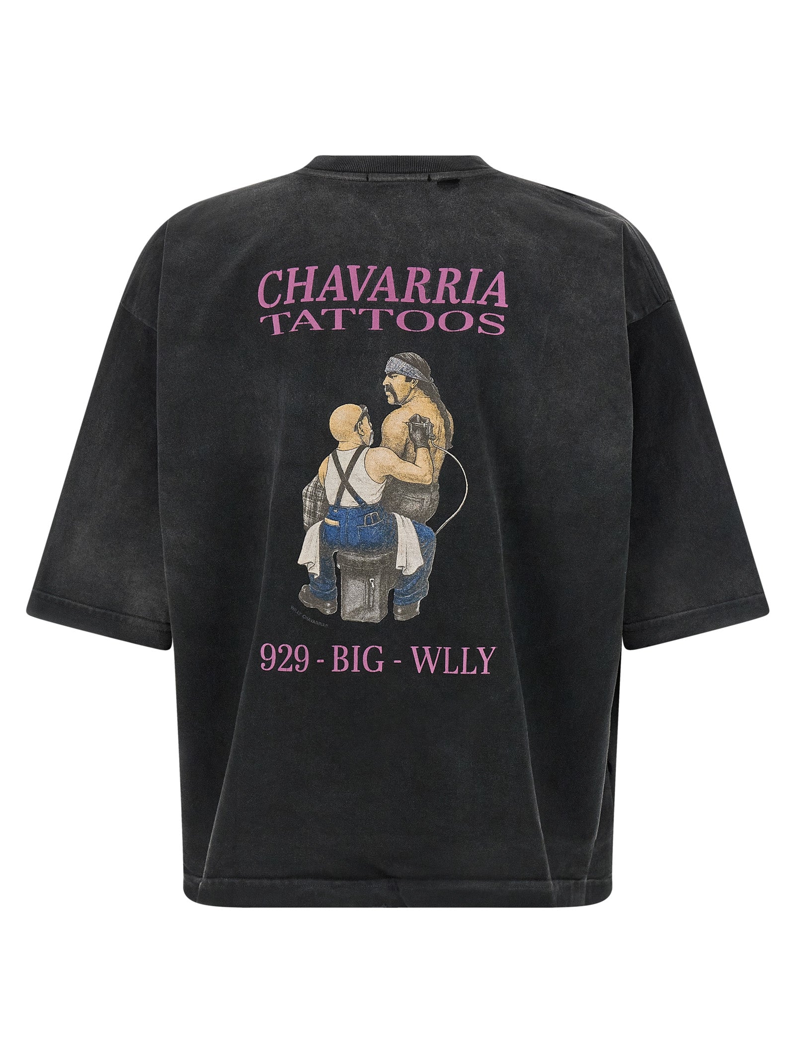 WILLY CHAVARRIA Black Cotton Men's T-Shirt