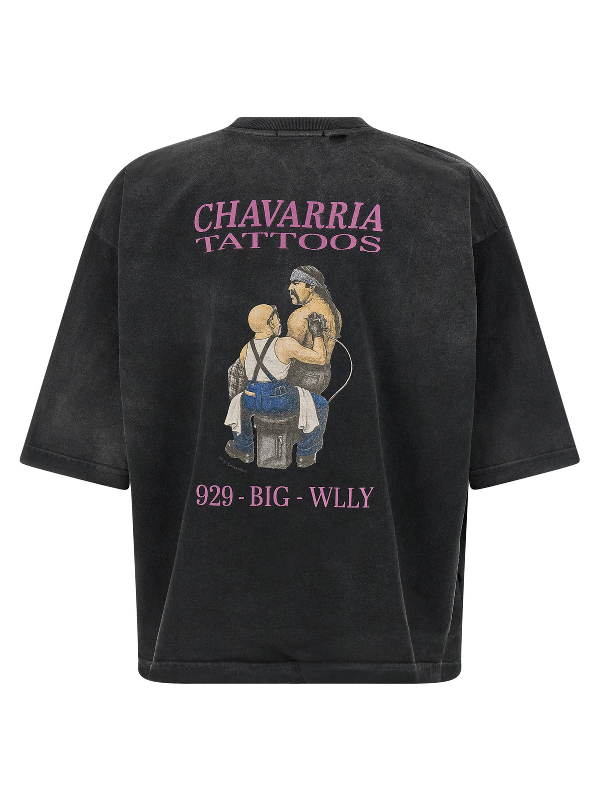 WILLY CHAVARRIA Black Cotton Men's T-Shirt