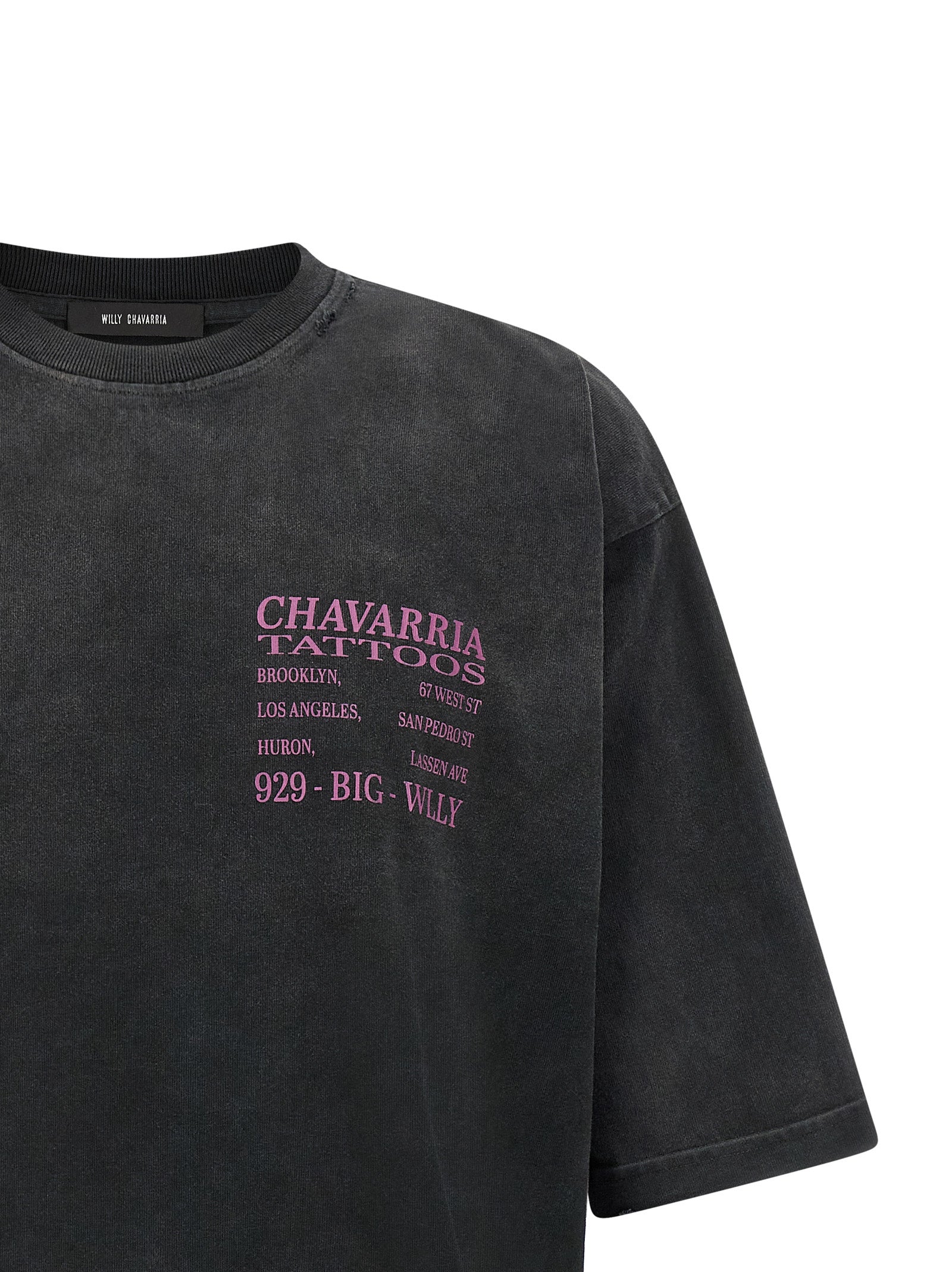 WILLY CHAVARRIA Black Cotton Men's T-Shirt