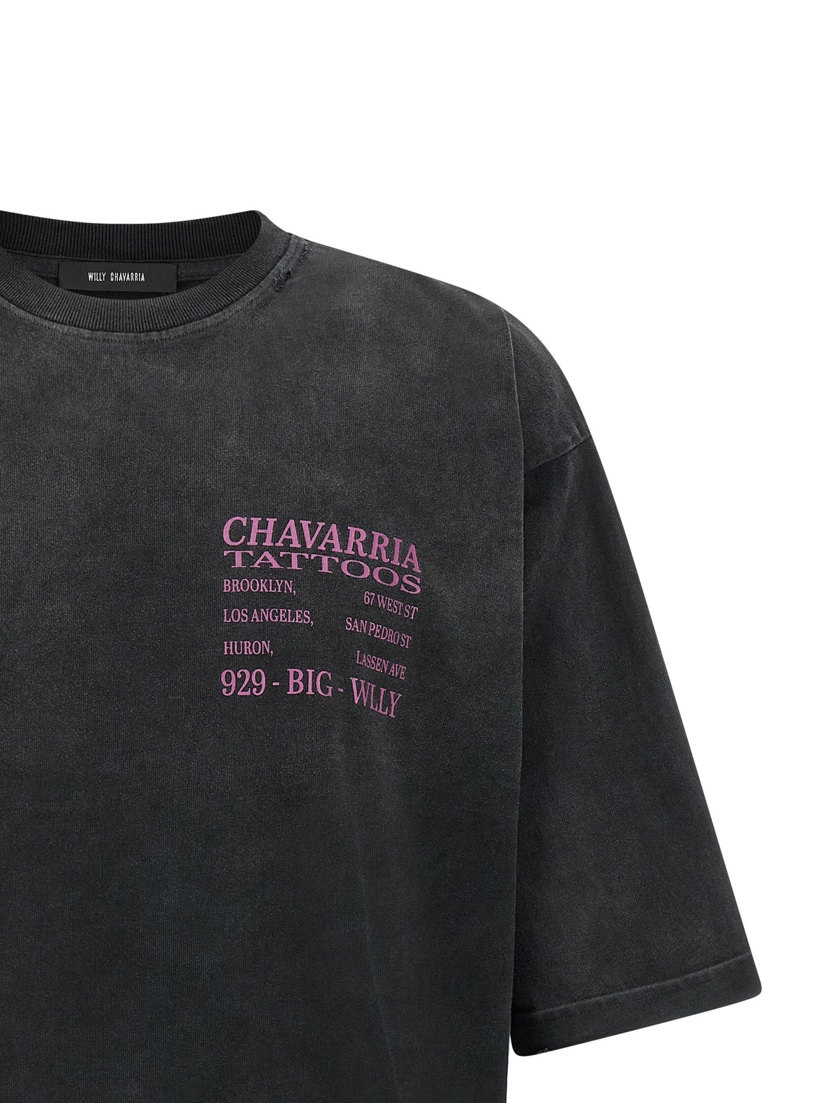 WILLY CHAVARRIA Black Cotton Men's T-Shirt