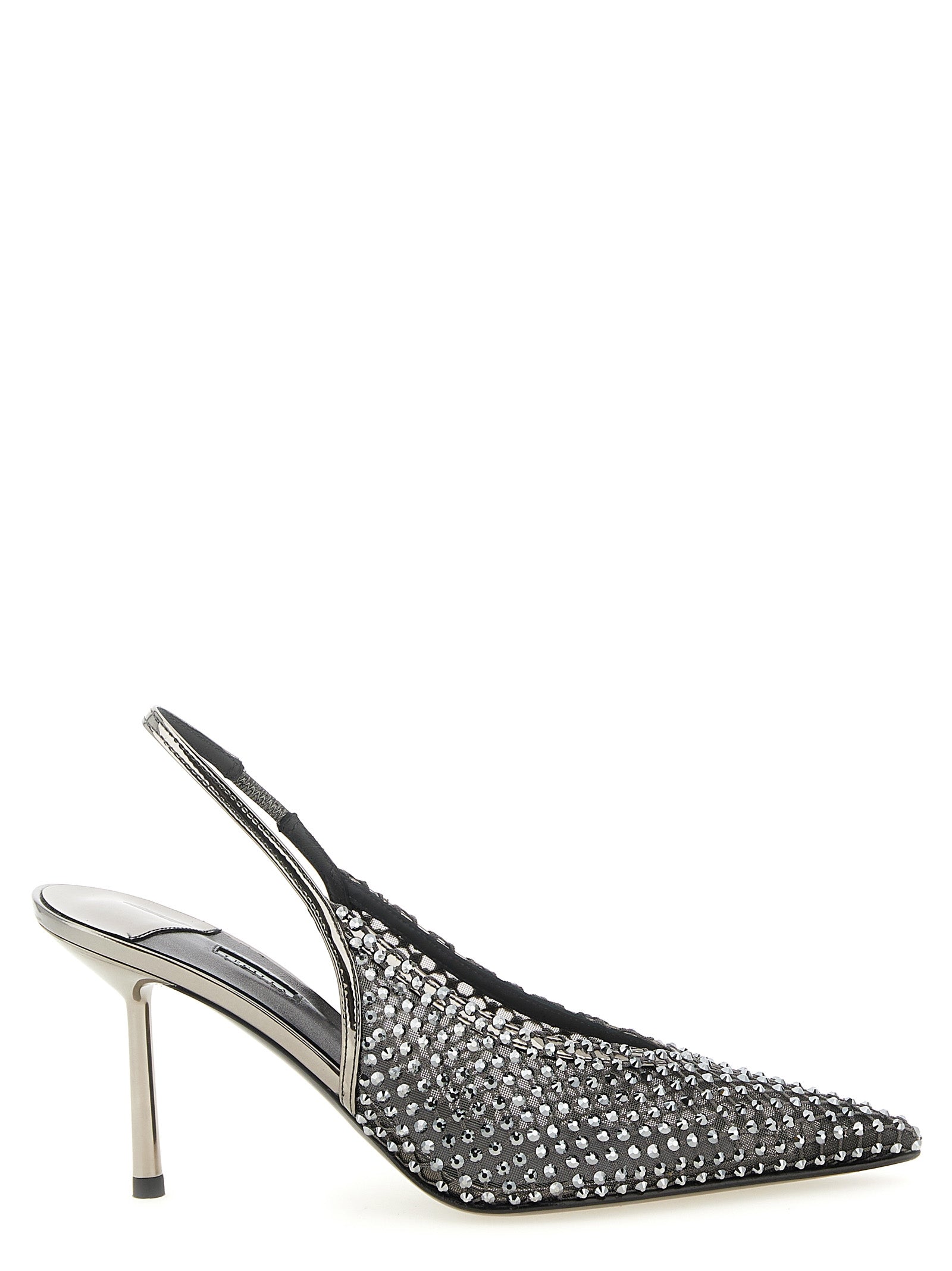 LE SILLA Gray Polyester High Heel Women's Pumps