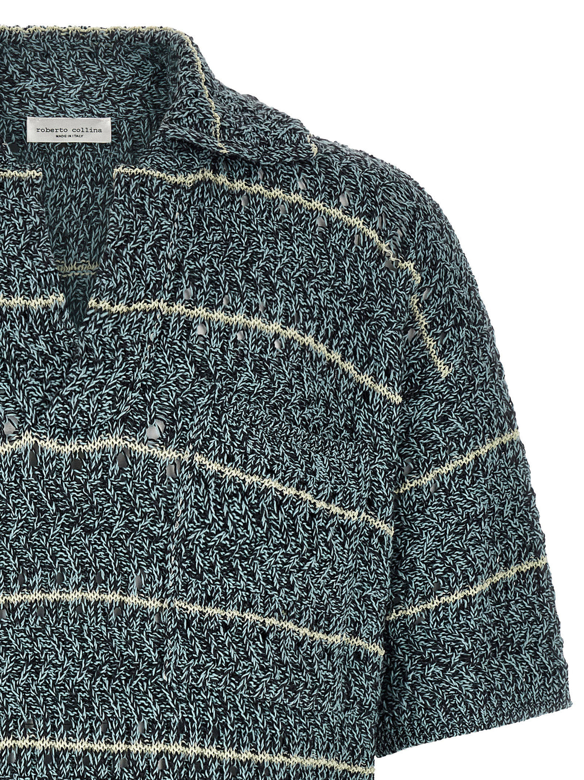Roberto Collina Multicolor Cotton Polo Men's Shirt