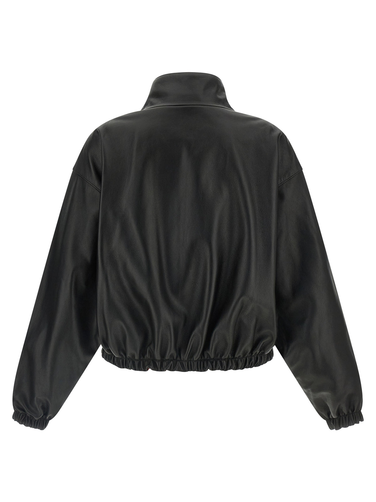 Balenciaga Black Lamb Leather Leather Women's Jacket