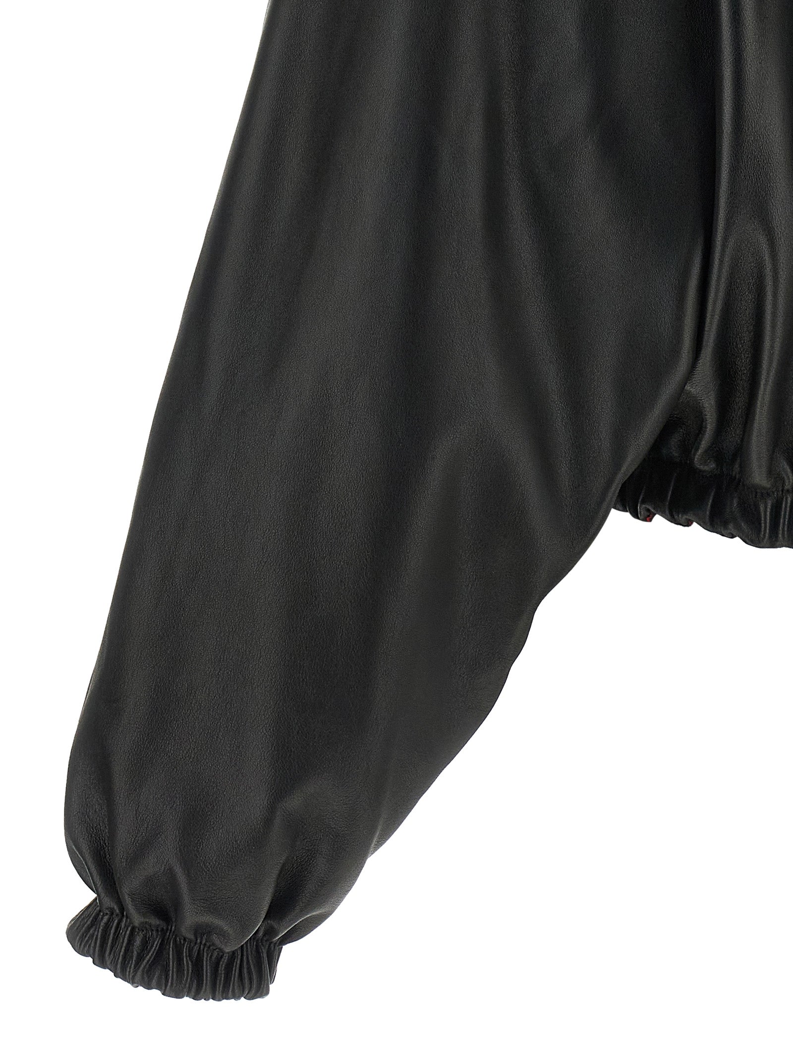 Balenciaga Black Lamb Leather Leather Women's Jacket