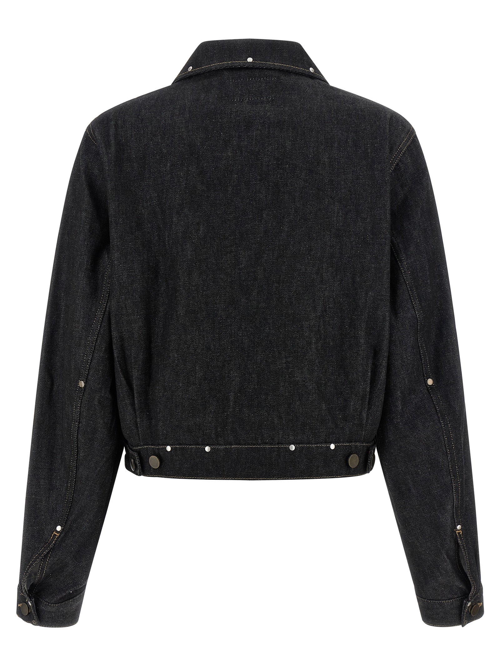 Lemaire Black Cotton Denim Women's Jacket