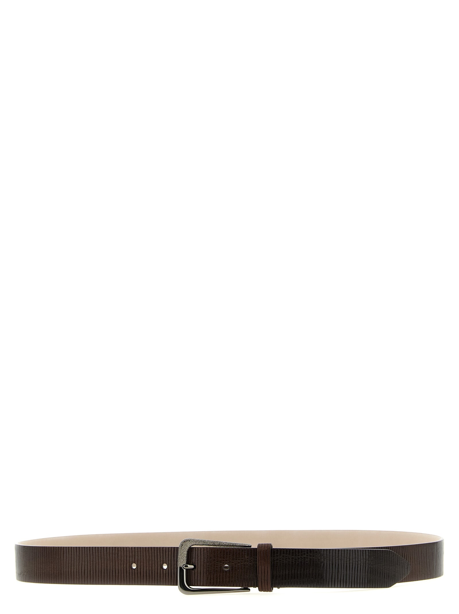Brunello Cucinelli Brown Leather Regular Women's Belt