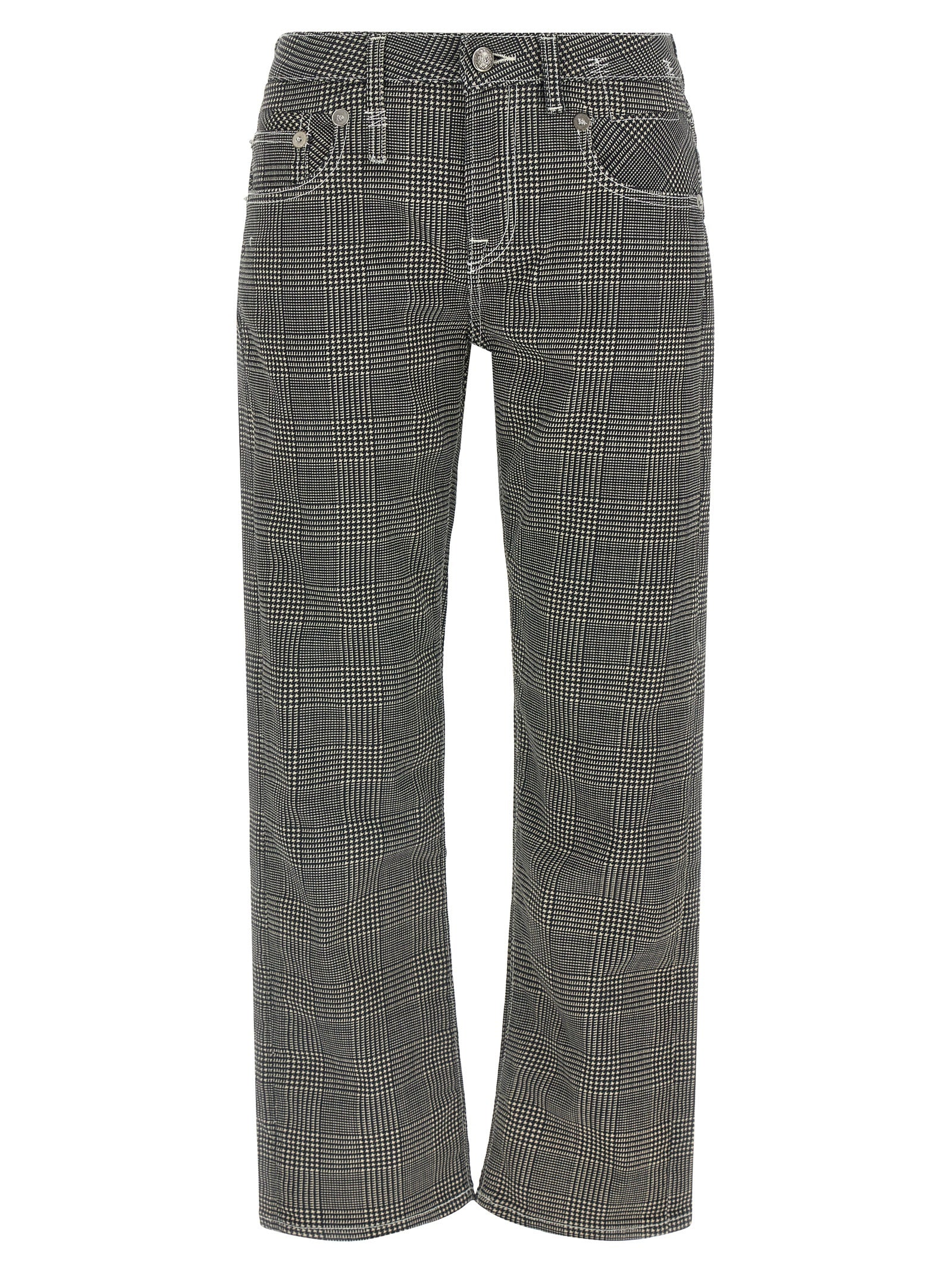 R13 Bicolor Cotton Casual Women's Pants
