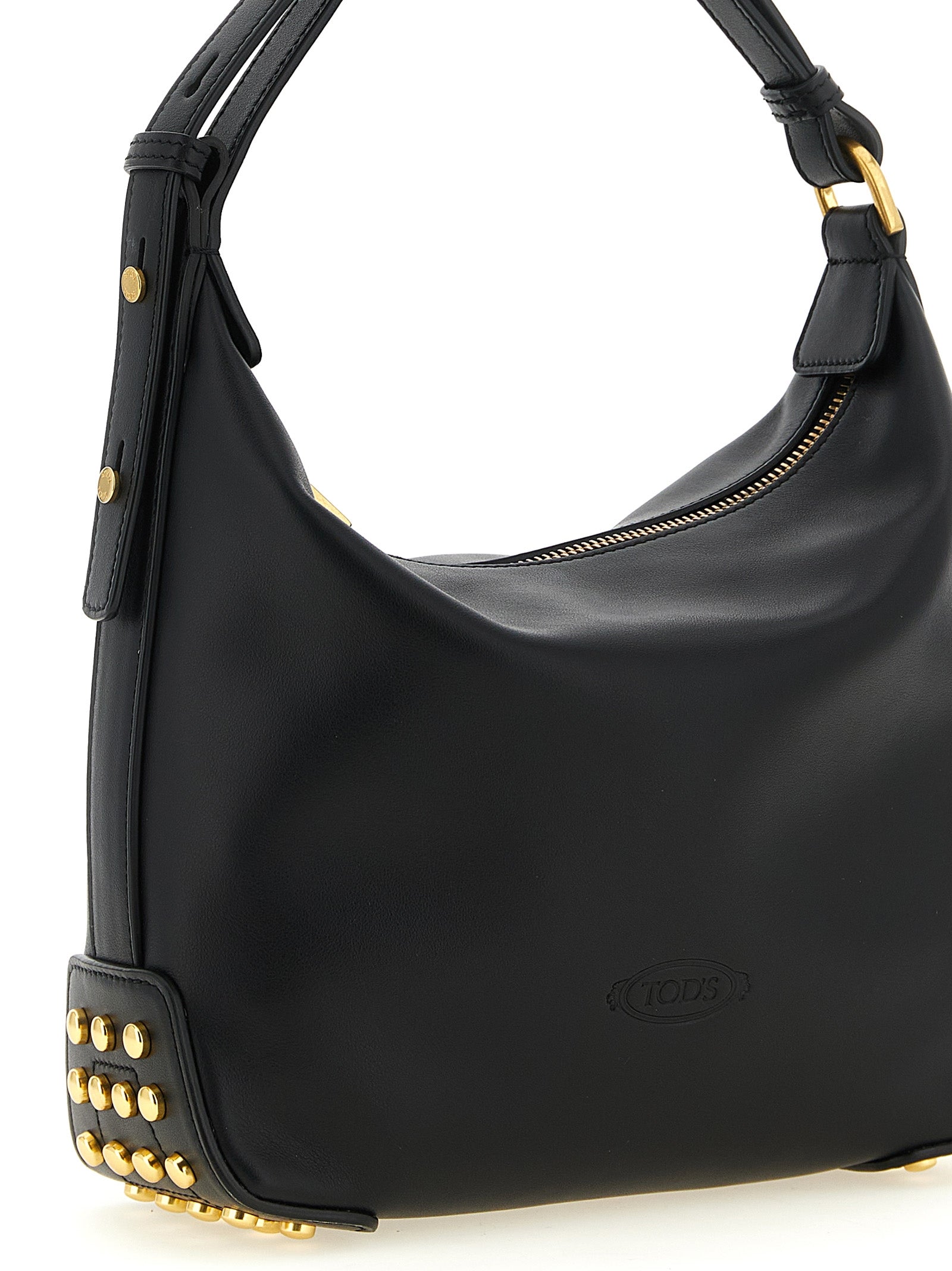 Tod's Black Calfskin Shoulder Women's Bag