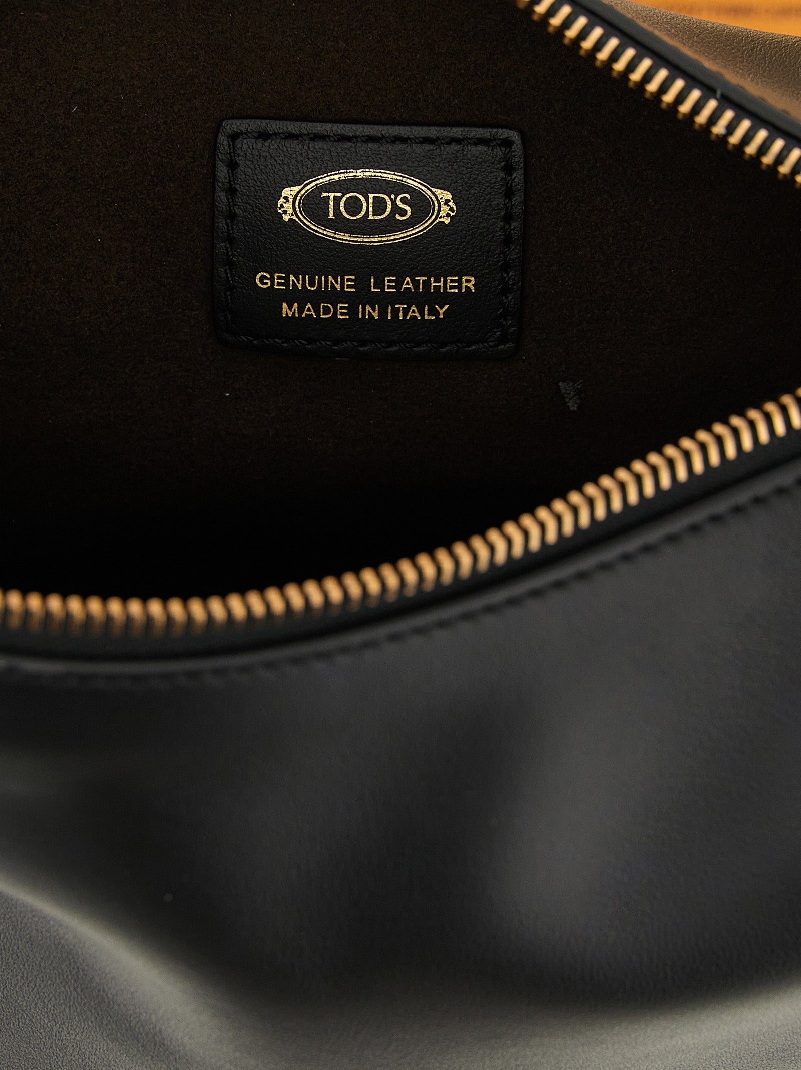 Tod's Black Calfskin Shoulder Women's Bag