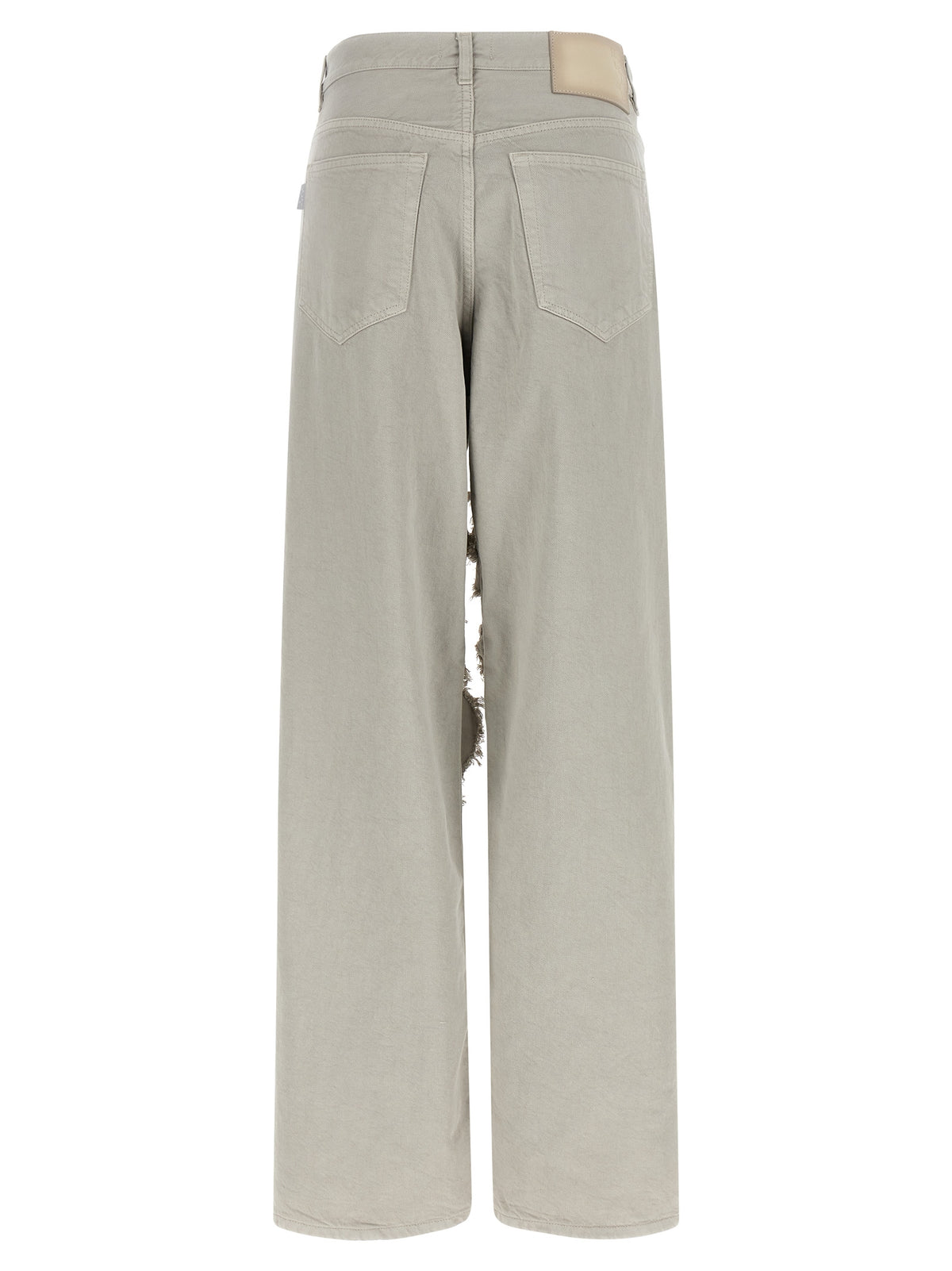 Haikure Gray Cotton Flared Women's Jeans