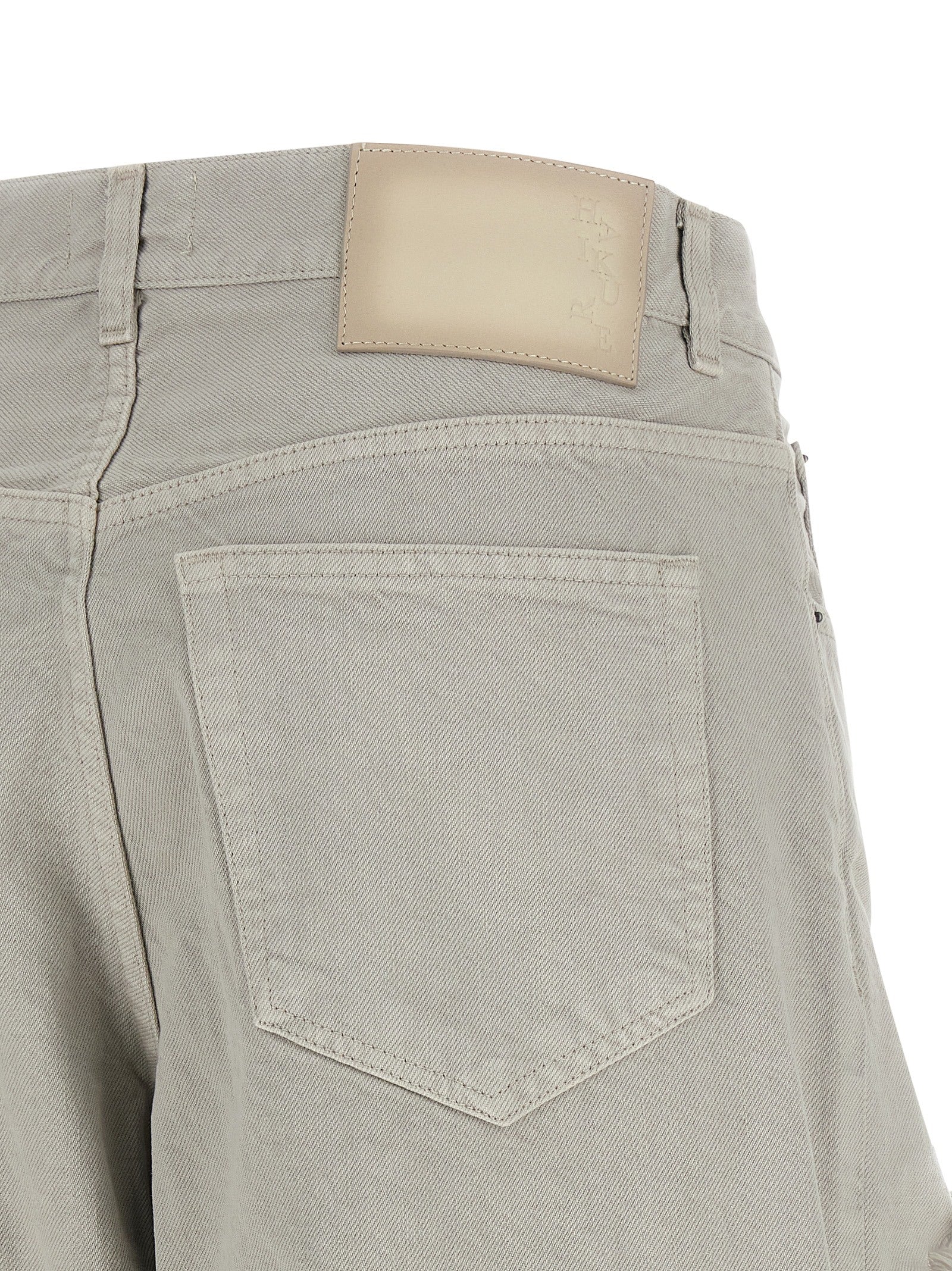 Haikure Gray Cotton Flared Women's Jeans