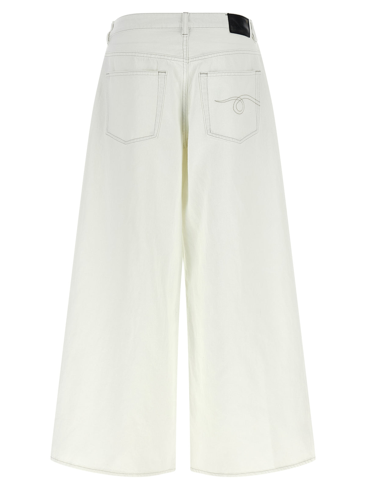 R13 White Cotton Jeans Women's Denim