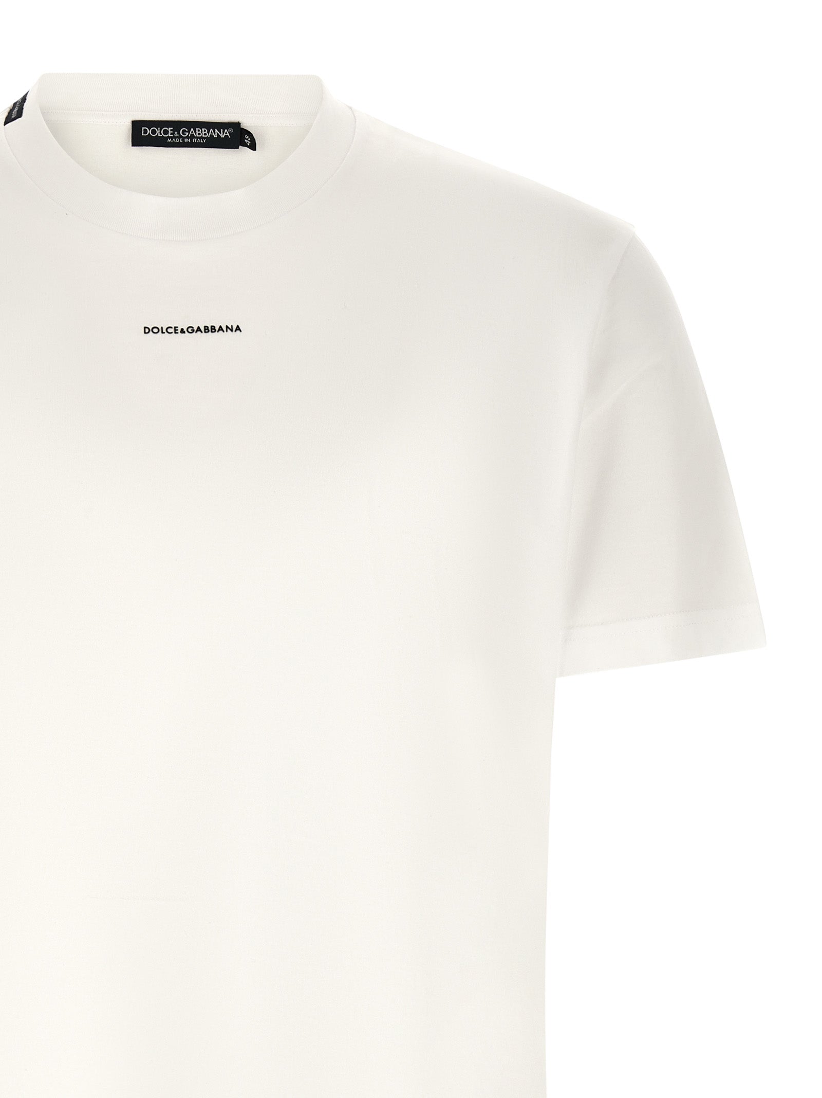 Dolce & Gabbana White Cotton Men's T-Shirt
