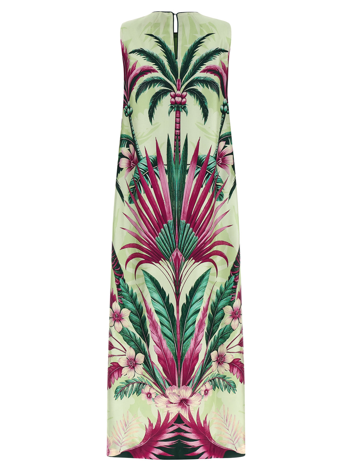 F.R.S. - FOR RESTLESS SLEEPERS Multicolor Silk Long Women's Dress