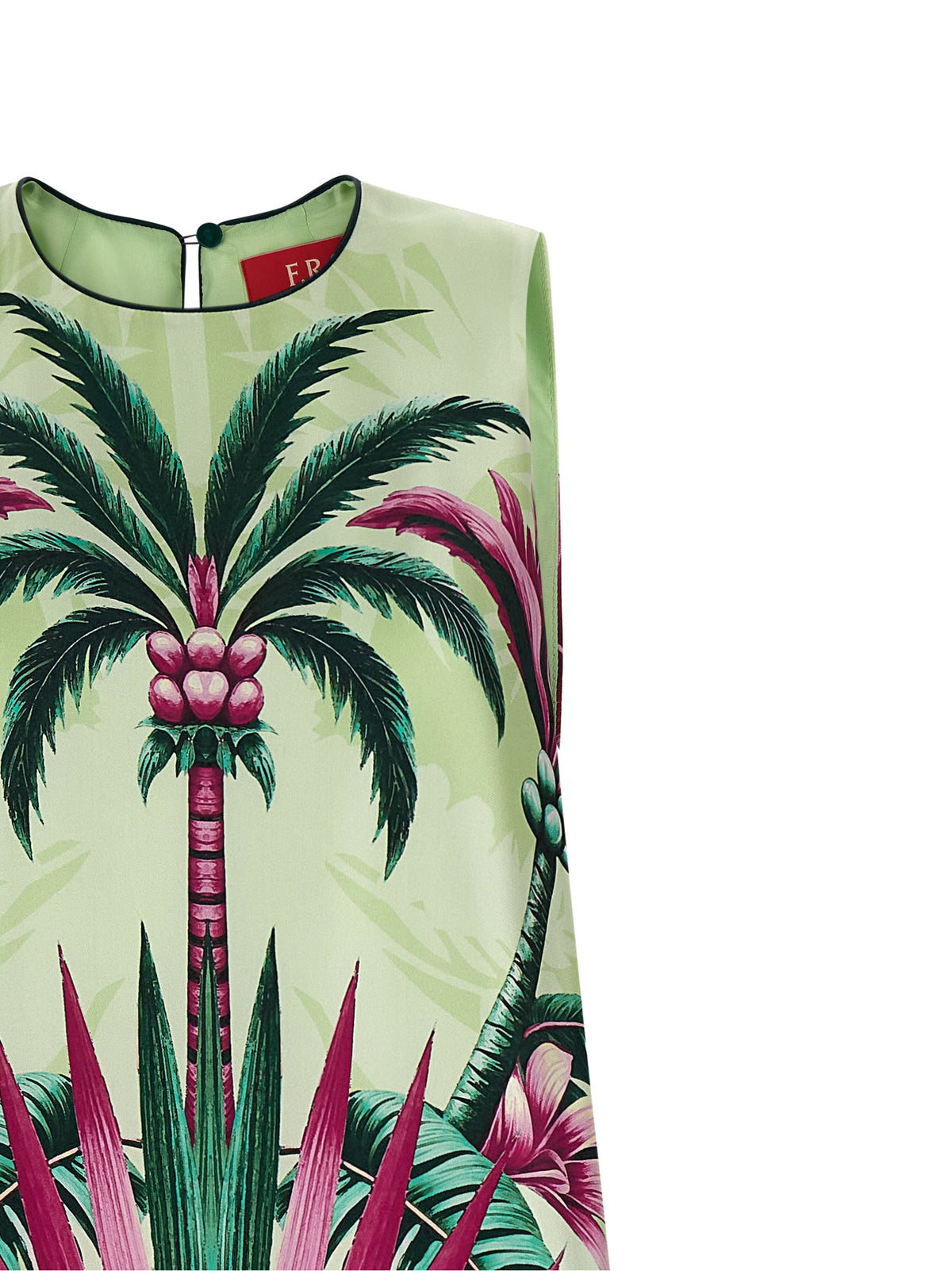 F.R.S. - FOR RESTLESS SLEEPERS Multicolor Silk Long Women's Dress