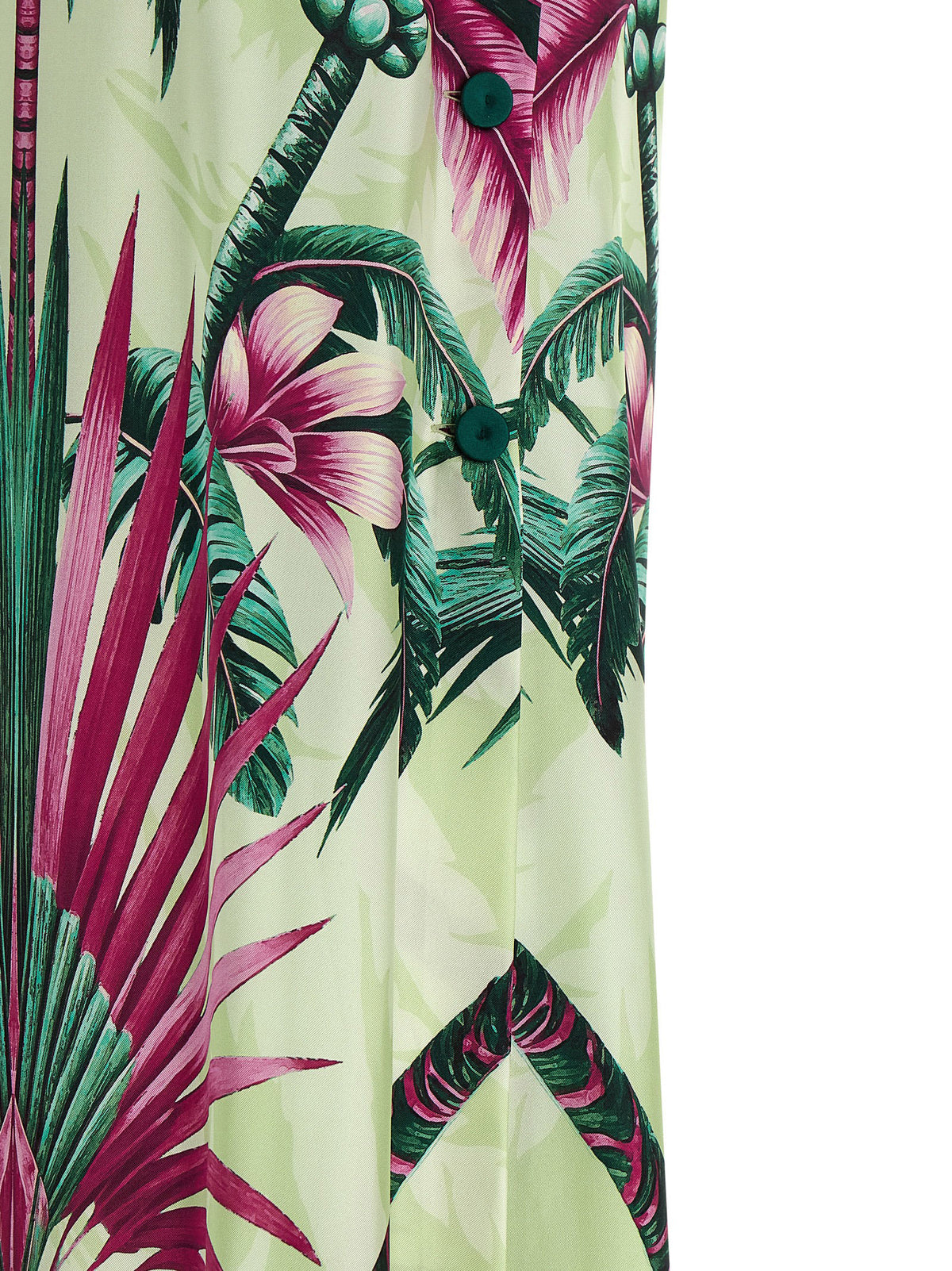 F.R.S. - FOR RESTLESS SLEEPERS Multicolor Silk Long Women's Dress