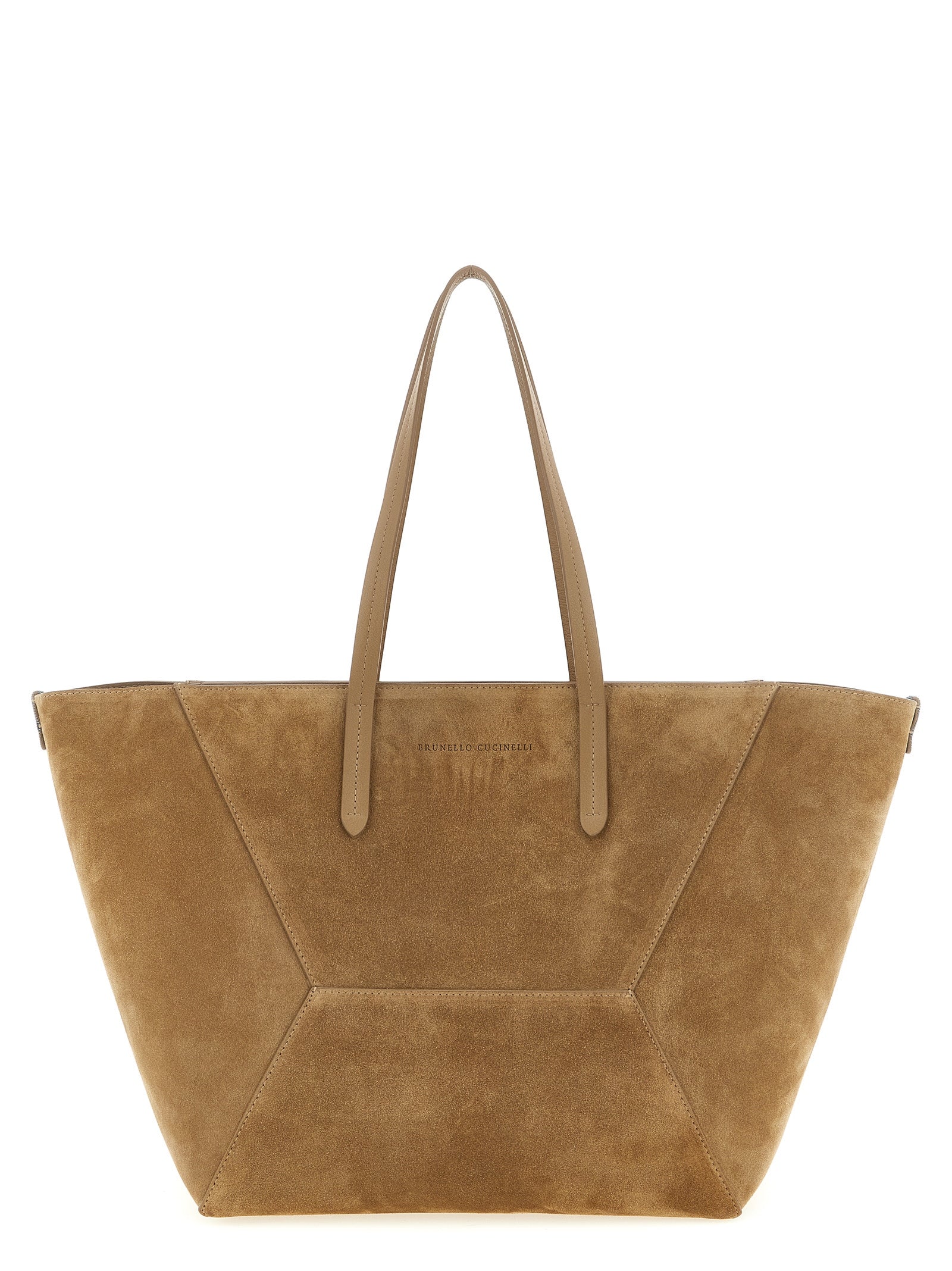 Brunello Cucinelli Brown Calfskin Shoulder Women's Bag