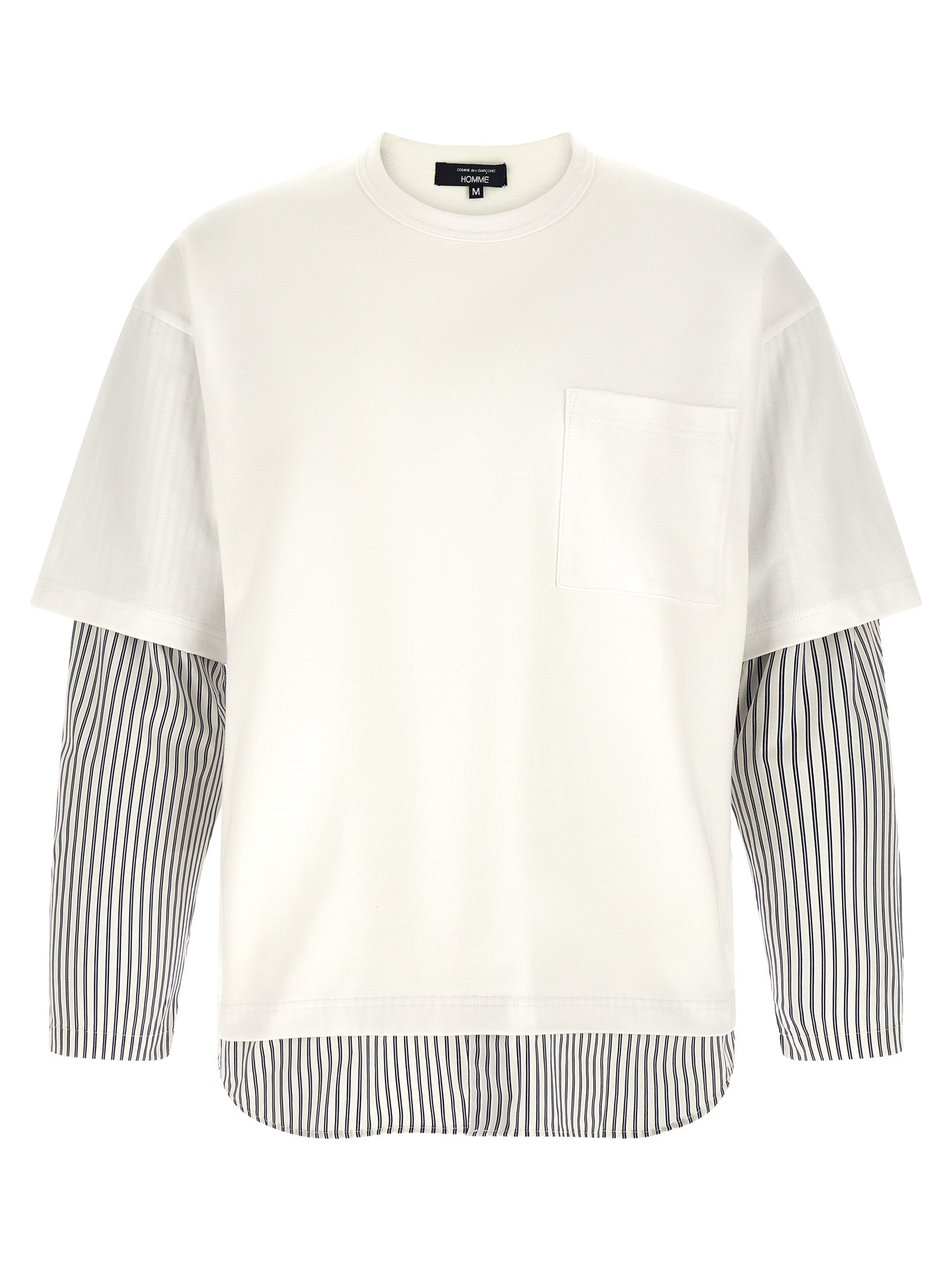 Comme Des Garçons White Cotton Men's T-Shirt