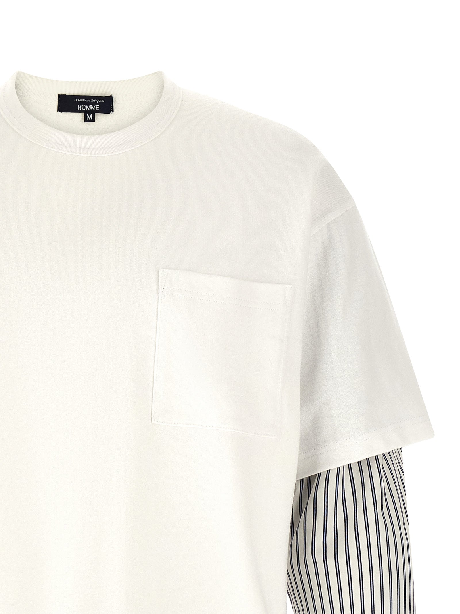 Comme Des Garçons White Cotton Men's T-Shirt