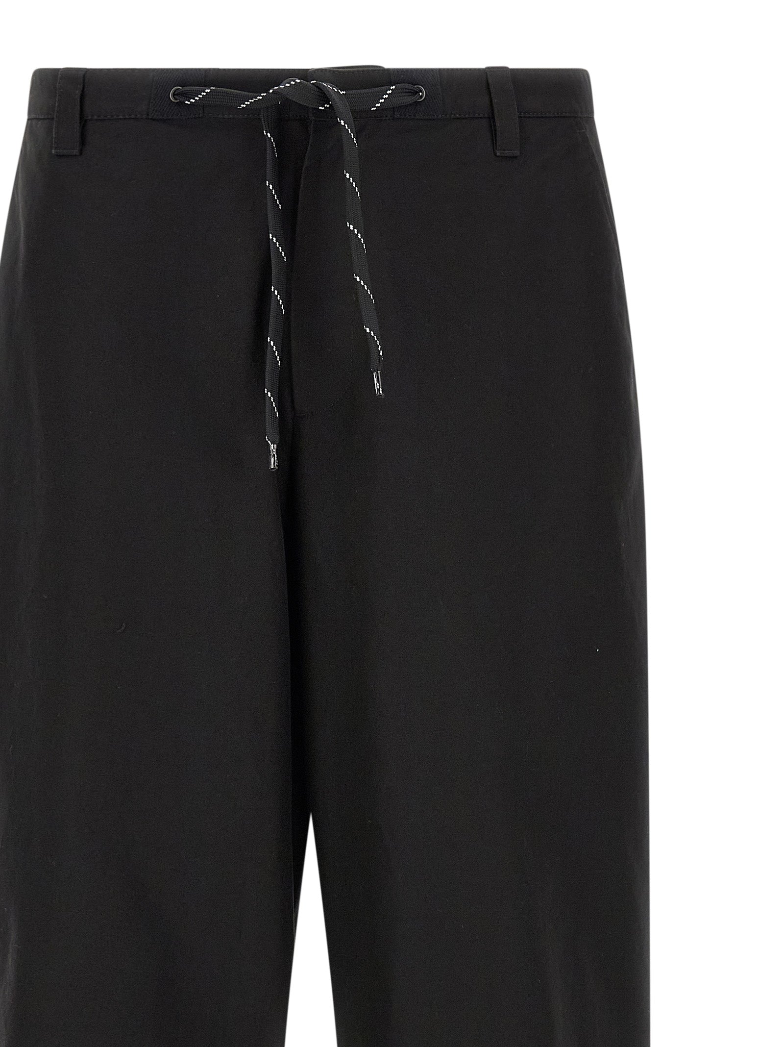 Balenciaga Black Cotton Chino Men's Pants