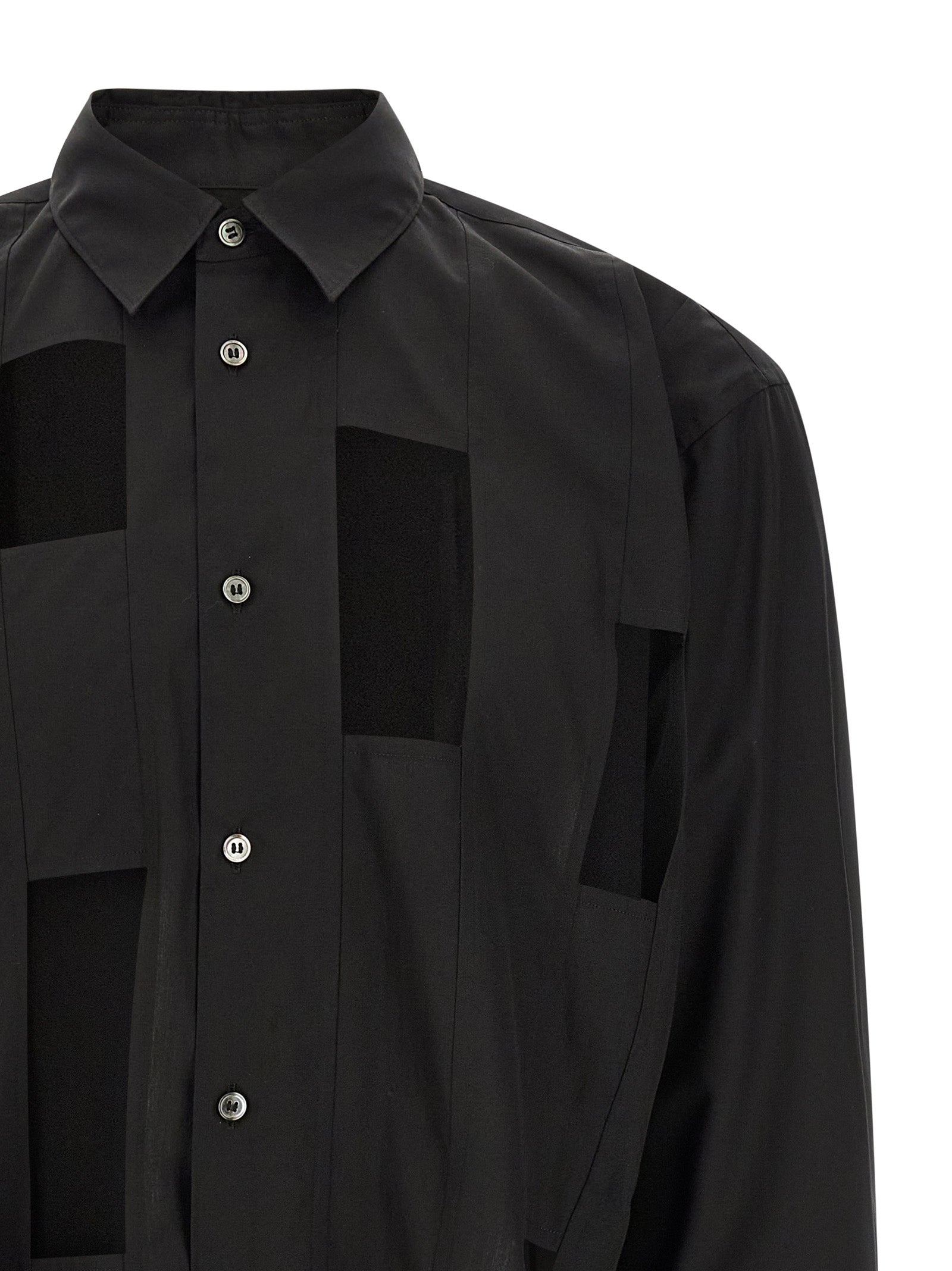 Comme Des Garçons Black Cotton Men's Blouse