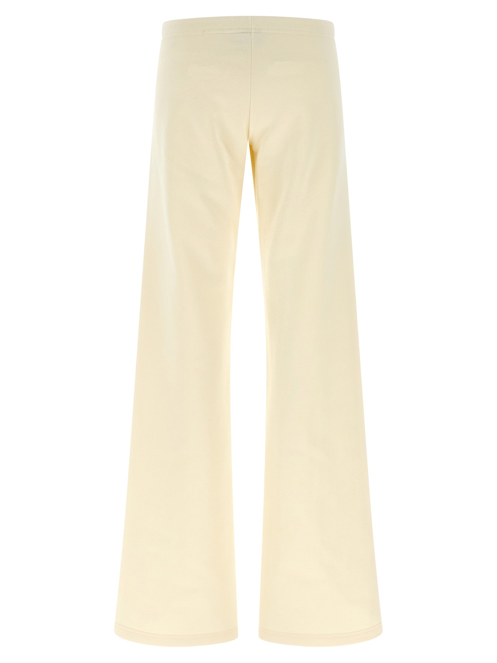 Balenciaga White Cotton Flared Women's Pants