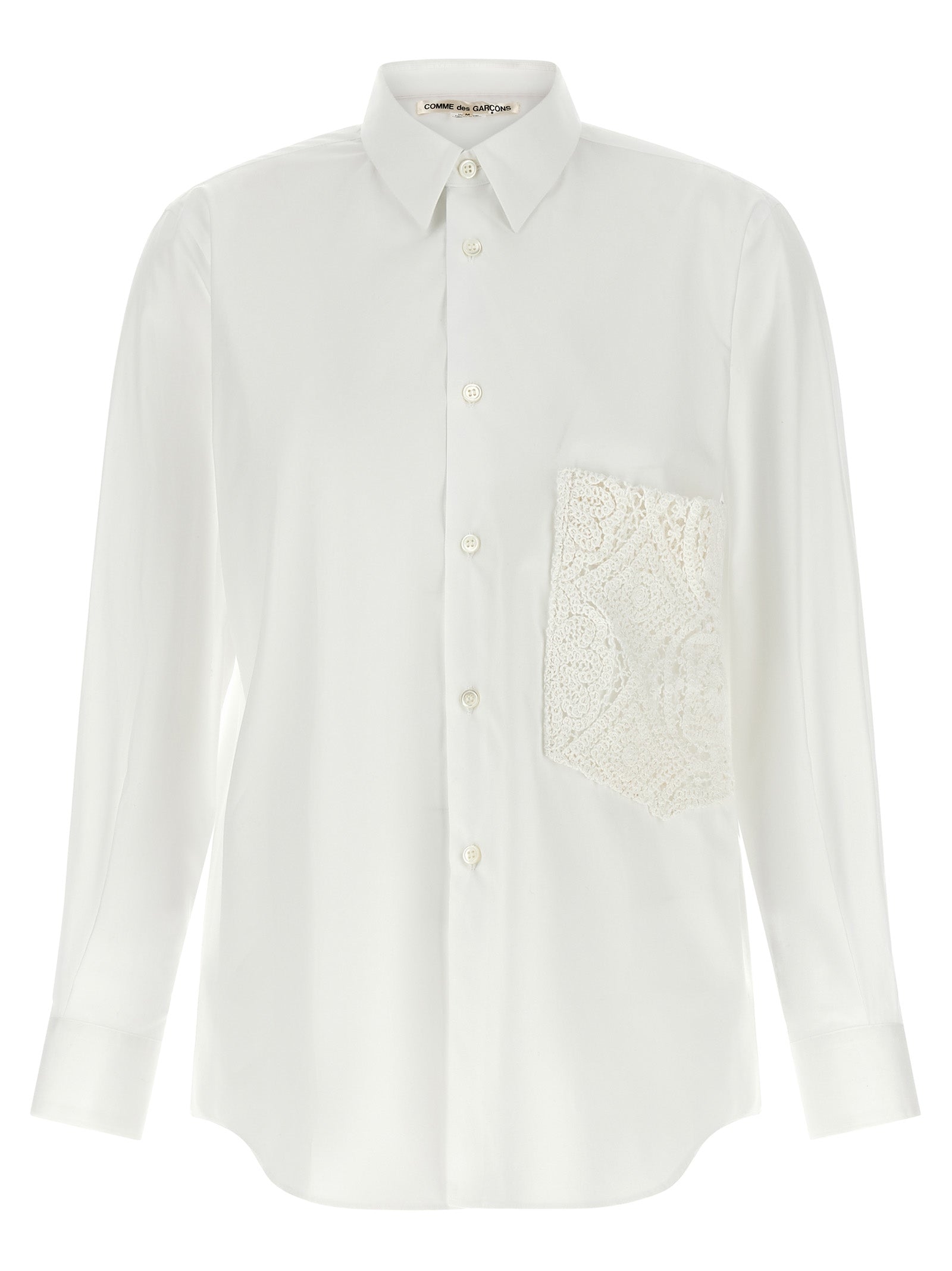 Comme Des Garçons White Cotton Women's Blouse