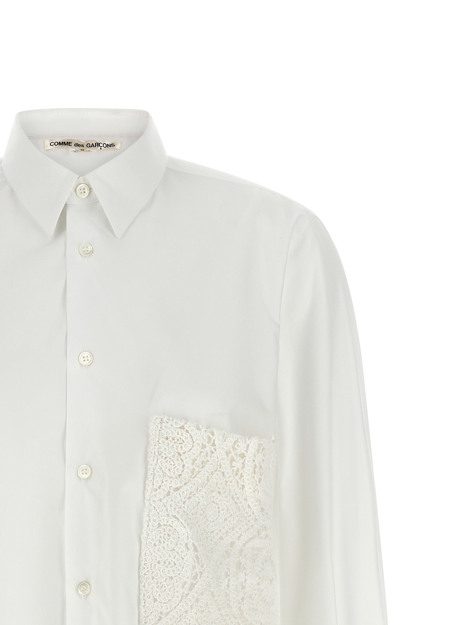 Comme Des Garçons White Cotton Women's Blouse