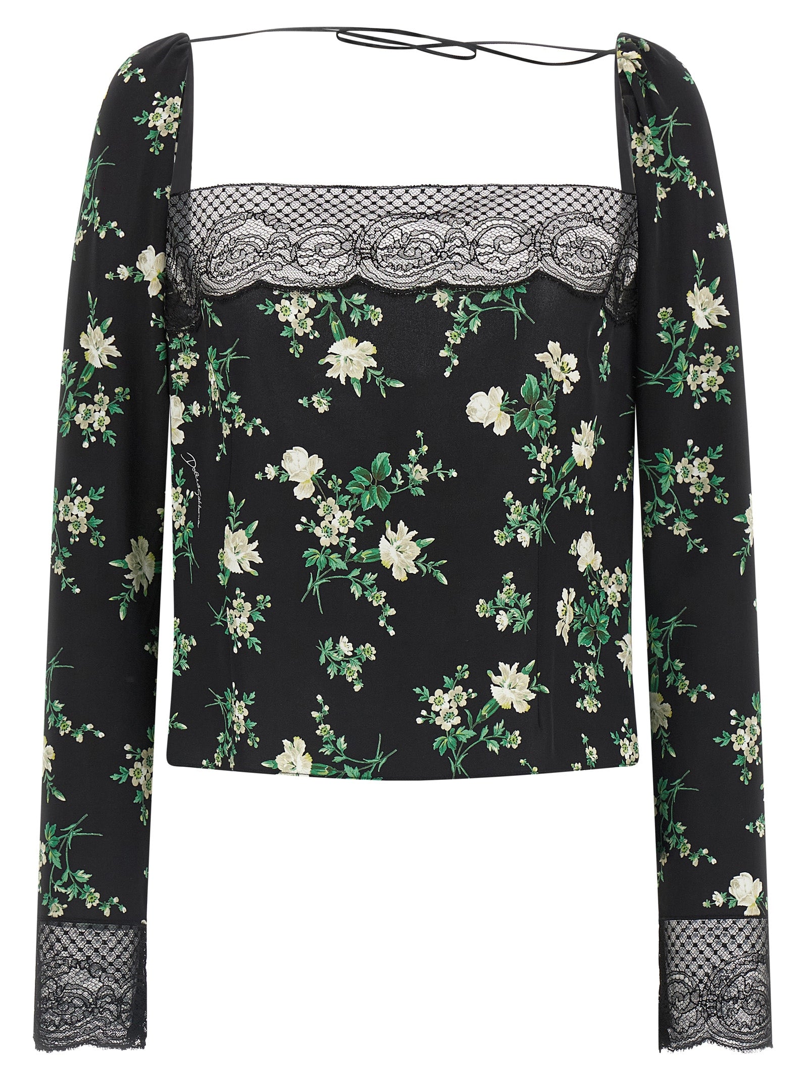 Dolce & Gabbana Black Sisal Tank Women's Tops