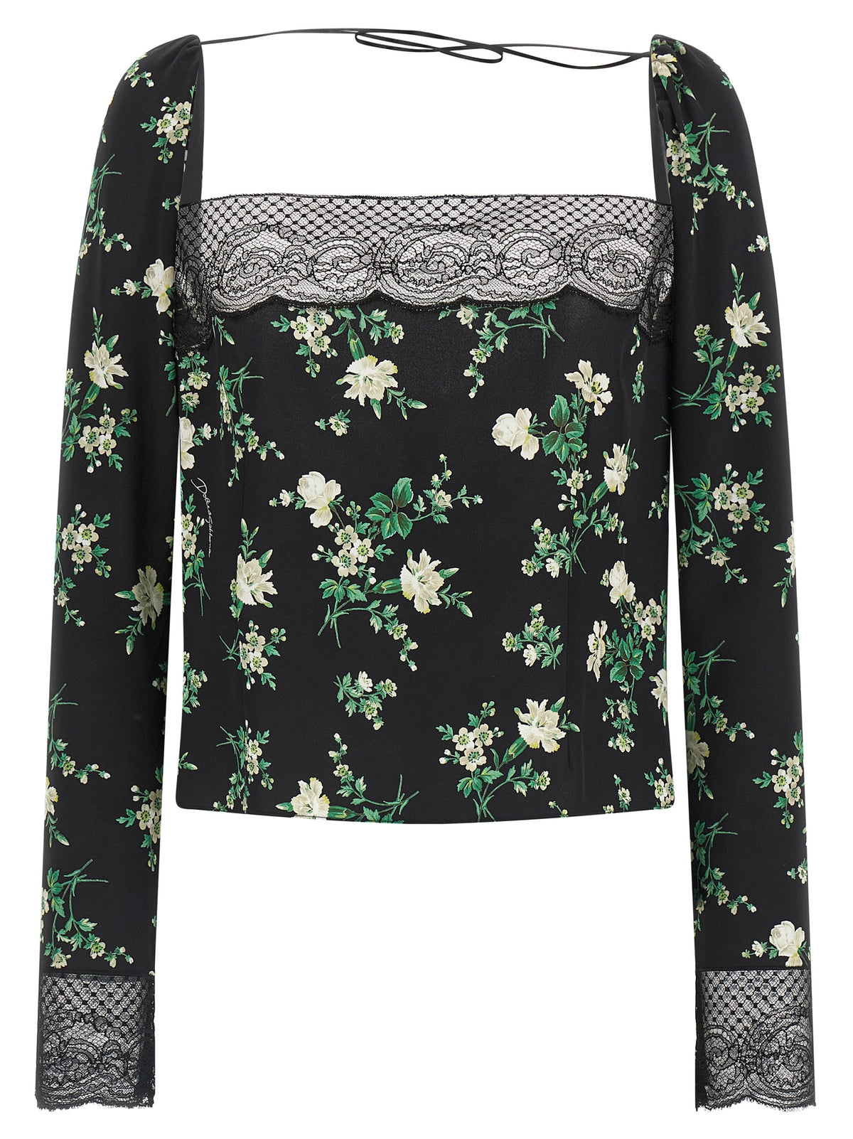 Dolce & Gabbana Black Sisal Tank Women's Tops