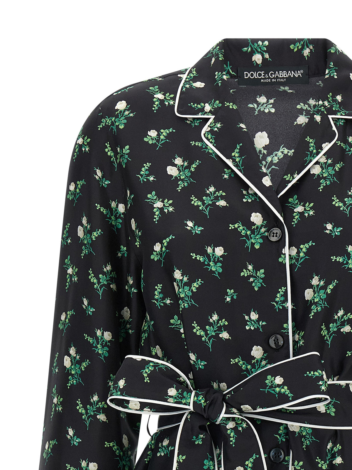 Dolce & Gabbana Black Silk Women's Blouse