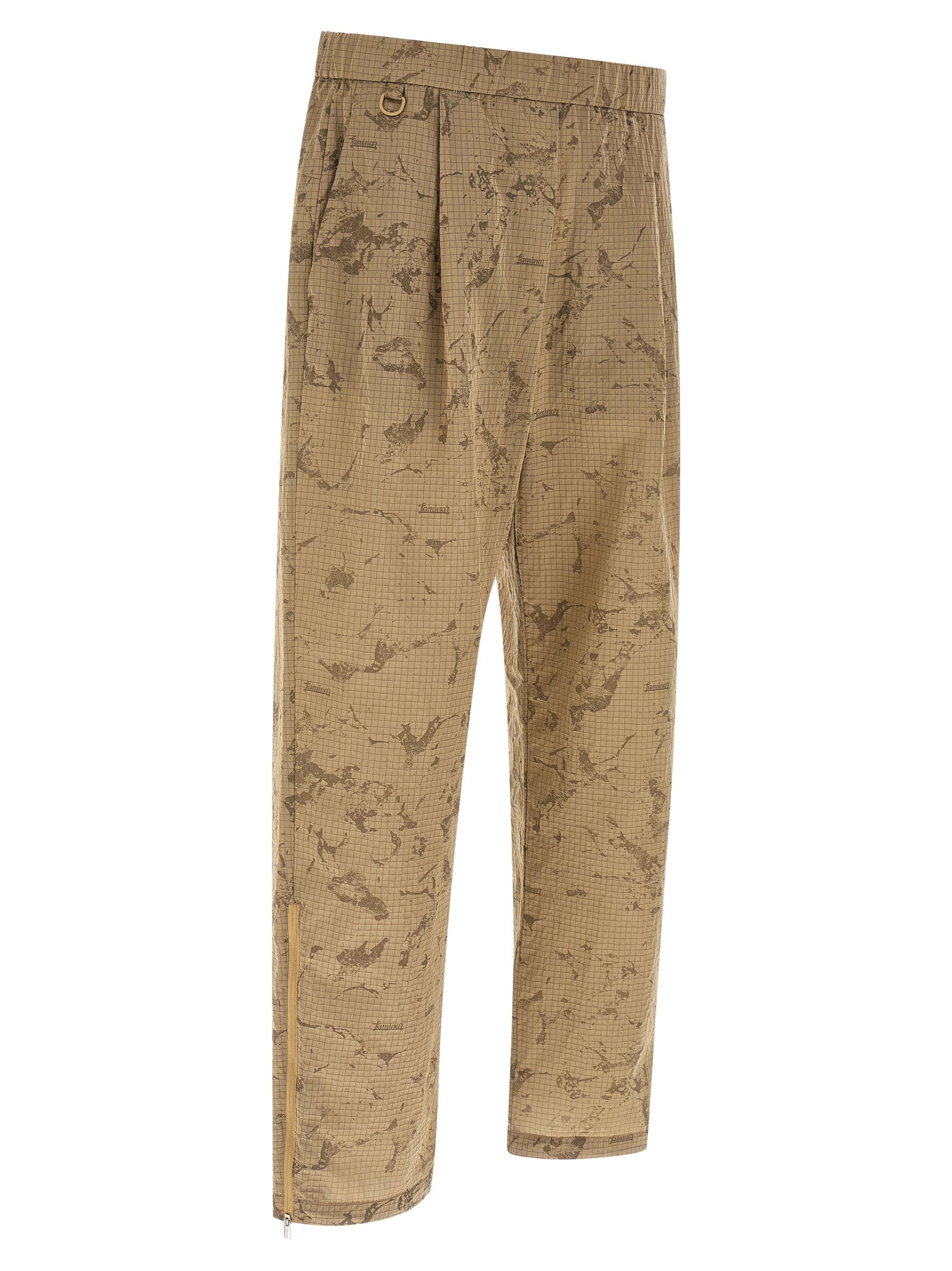 LAMINAR Beige Polyamide Casual Men's Pants