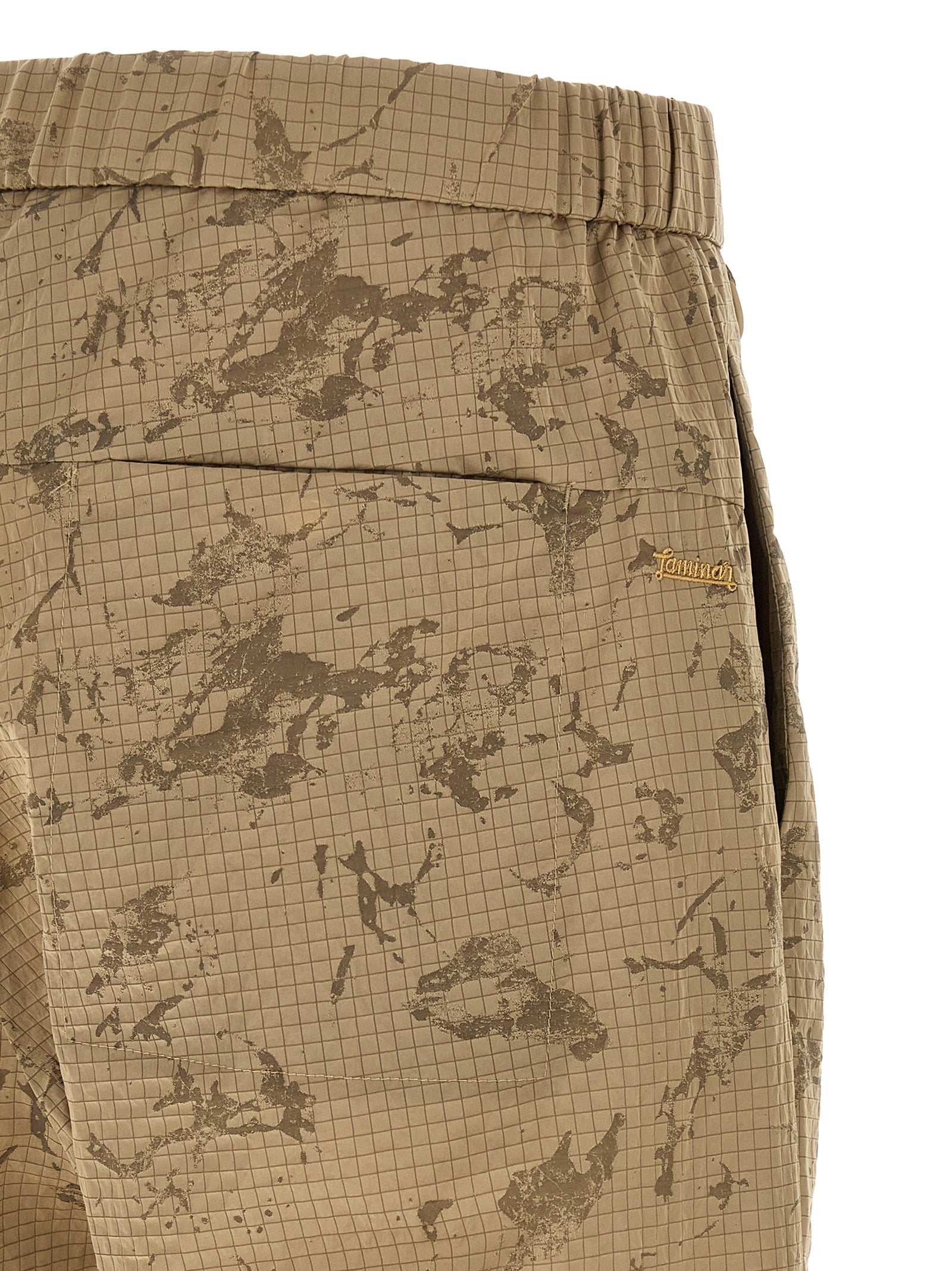 LAMINAR Beige Polyamide Casual Men's Pants