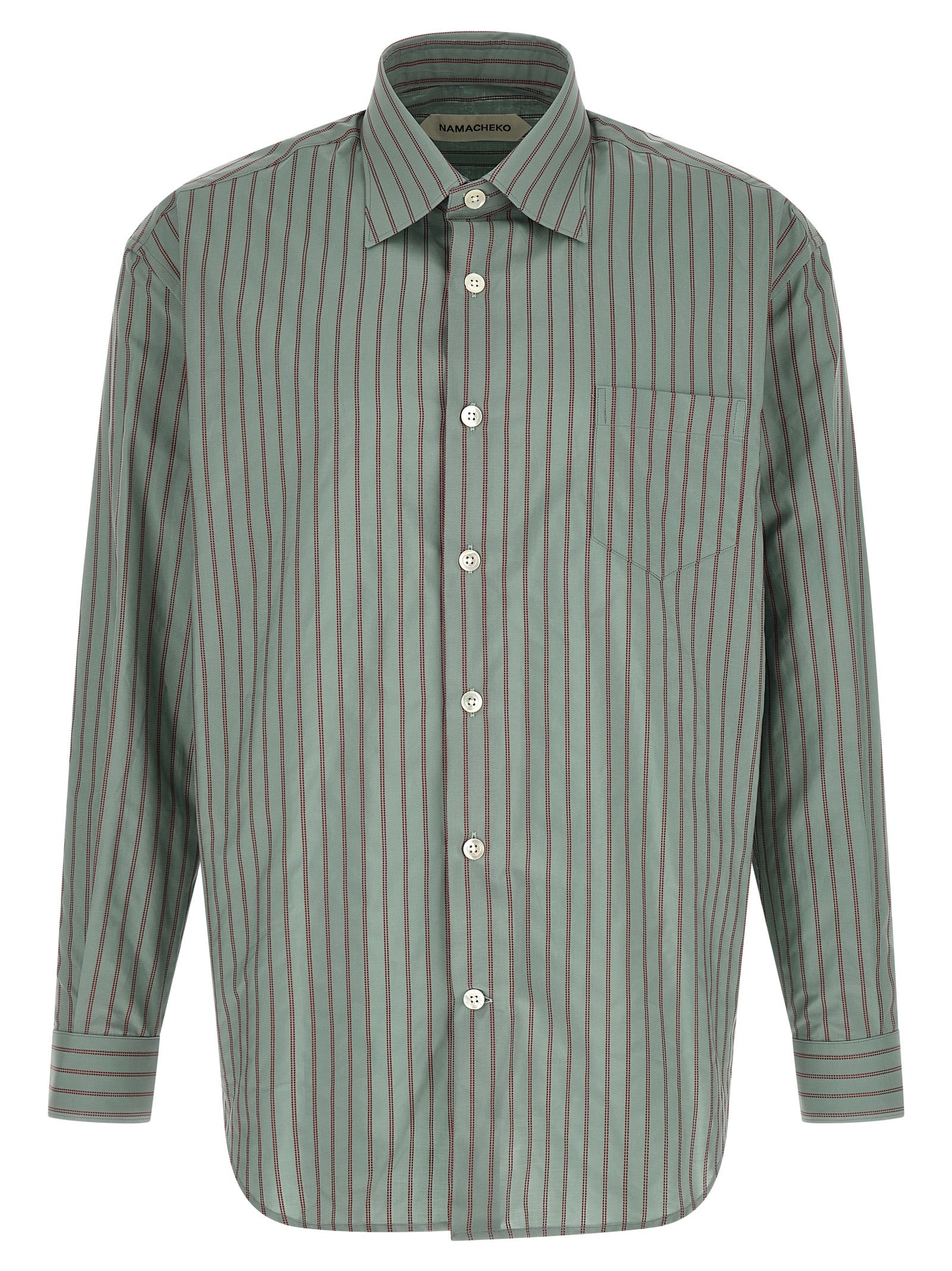 Namacheko Blue Cotton Men's Blouse