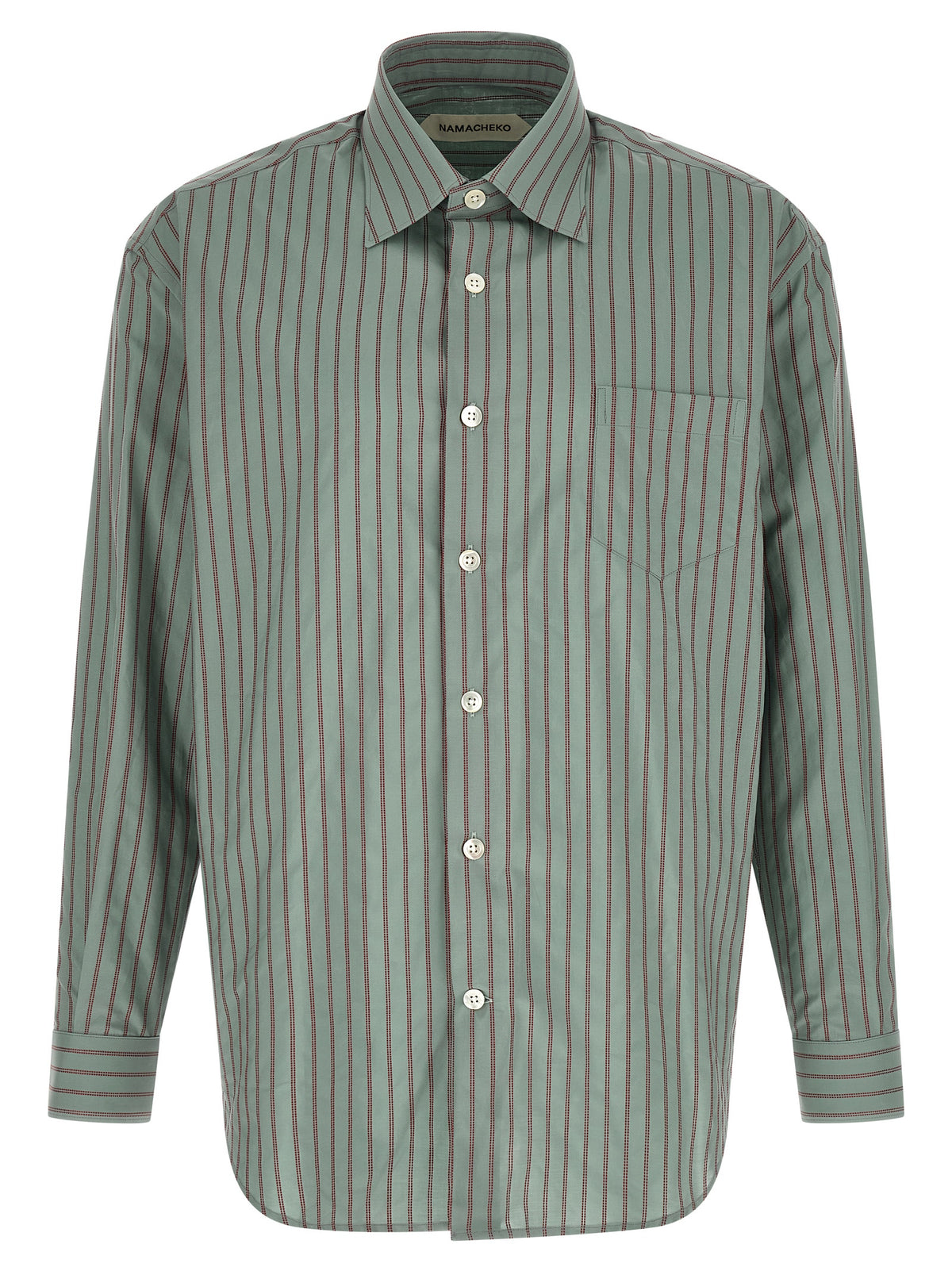 Namacheko Blue Cotton Men's Blouse